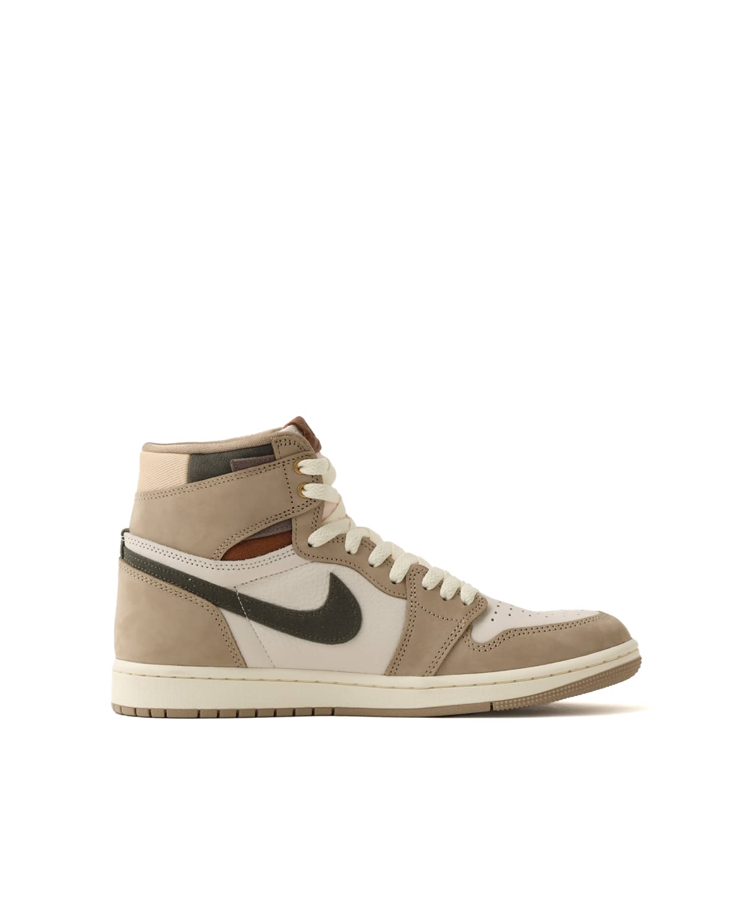 JORDAN BRAND WMNS AIR JORDAN 1 RETRO HIGH OG KHAKI/MULTI-COLOR-SAIL-CARGO KHAKIの画像