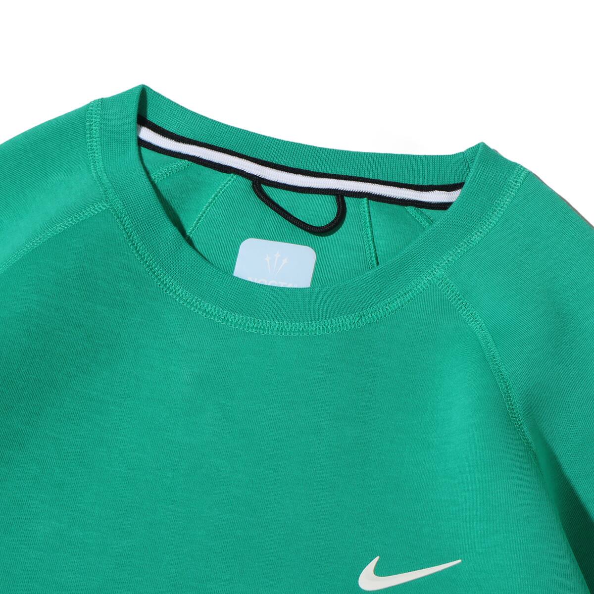 L NIKE×NOCTA テックフリース スウェットシャツ クルー 緑 ノクタ