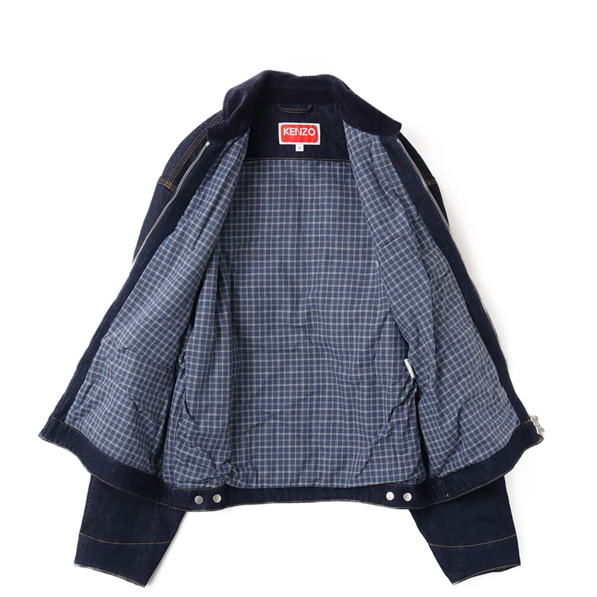 高評価のクリスマスプレゼント JACKET WORKWEAR PADDED MARKET VERDY KENZO RINSE DENIM BLUE スノーボード
