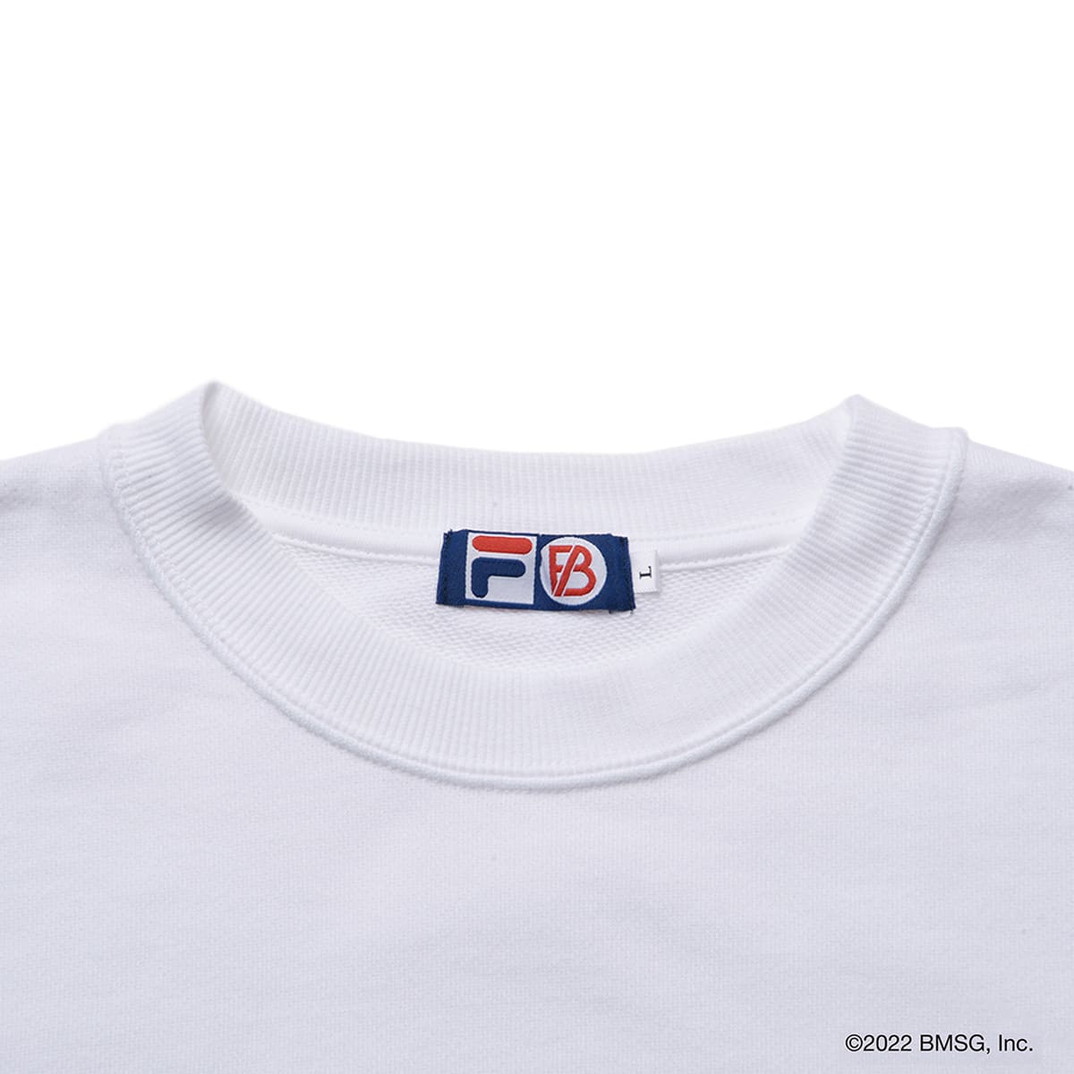 FILA x BE:FIRST EMBROIDERY CREWNECK WHITE 22FW-I