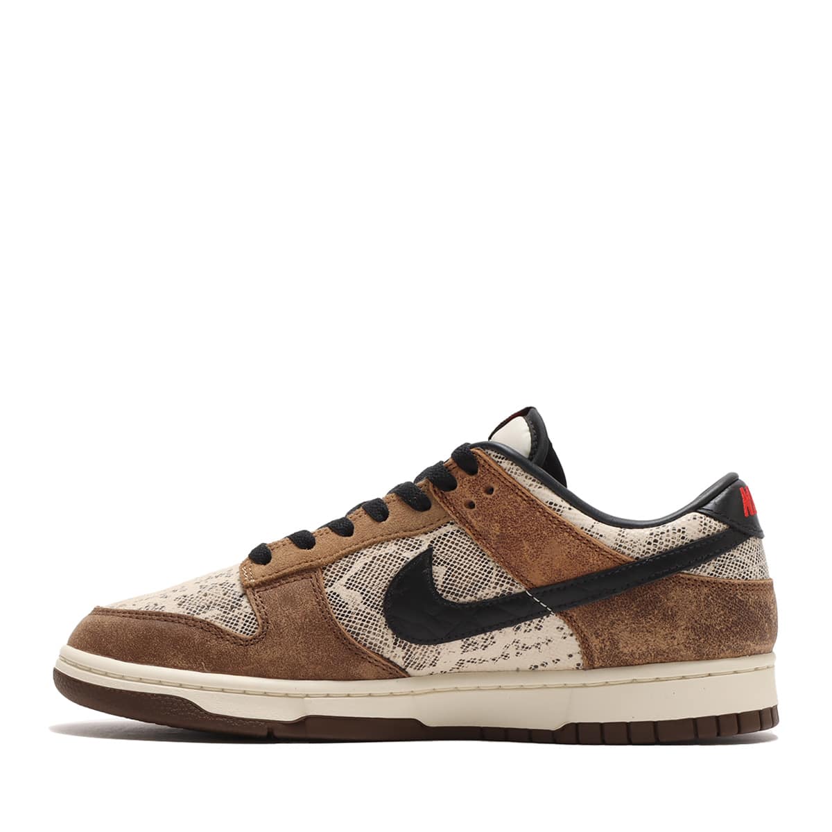 NIKE DUNK LOW PRM NATURAL/BLACK-ALE BROWN-PECAN 23SU-I