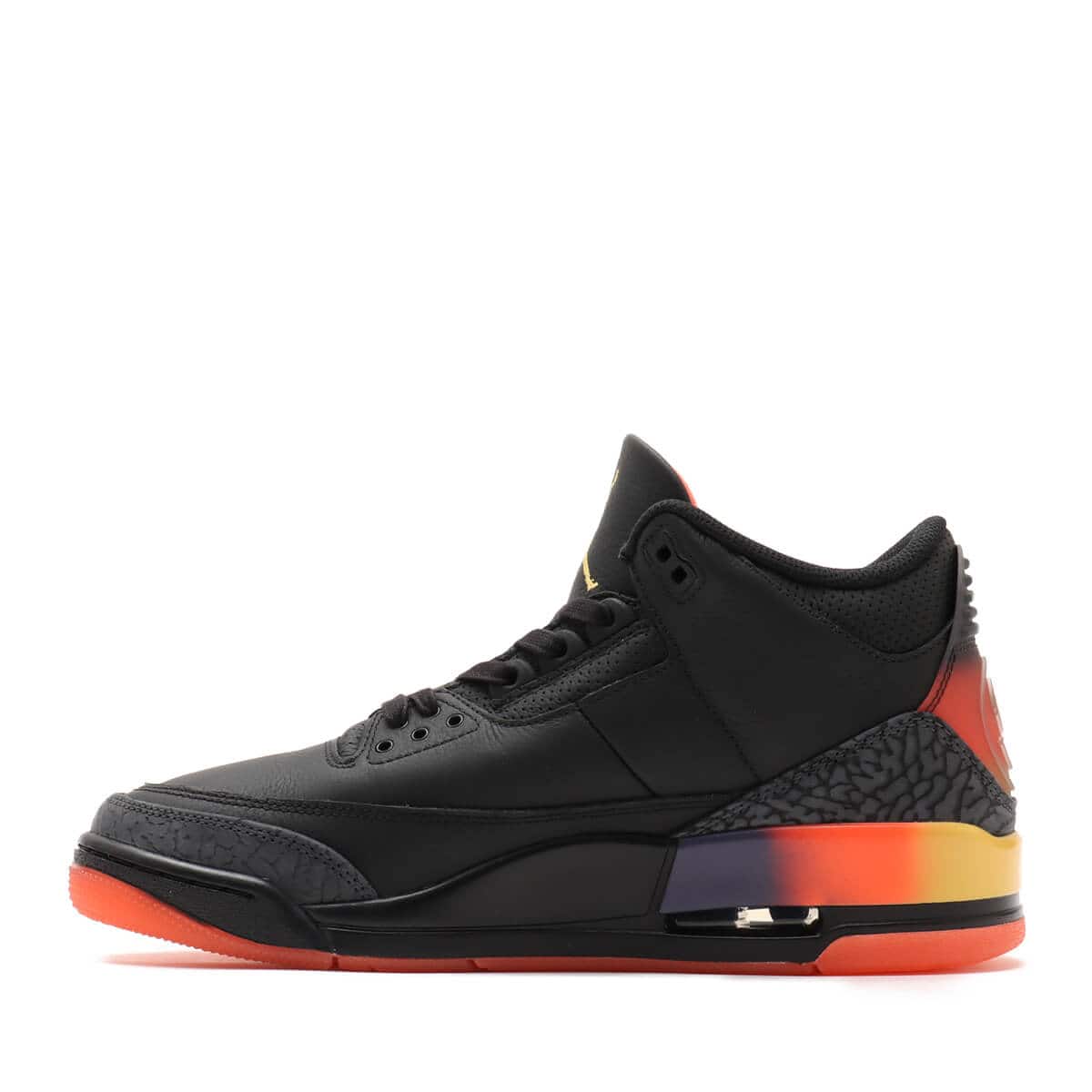 JORDAN BRAND AIR JORDAN 3 RETRO SP BLACK/SOLAR FLARE-TOTAL CRIMSON-ABYSS の画像