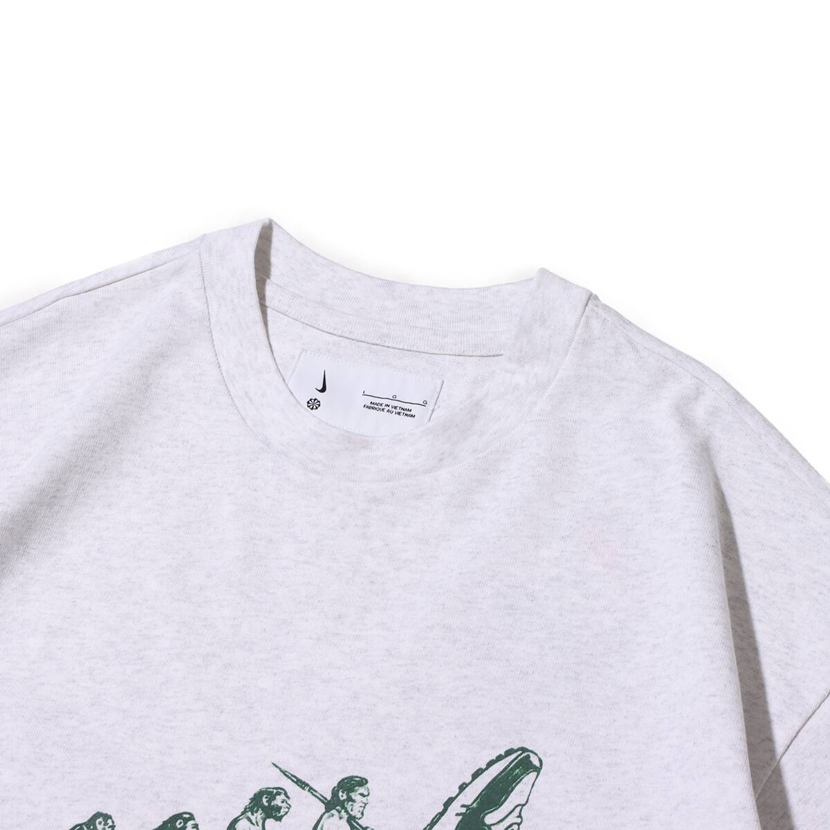 NIKE AS U NK SNEAKER EVLTN SS TEE BIRCH HEATHER 23FA-S