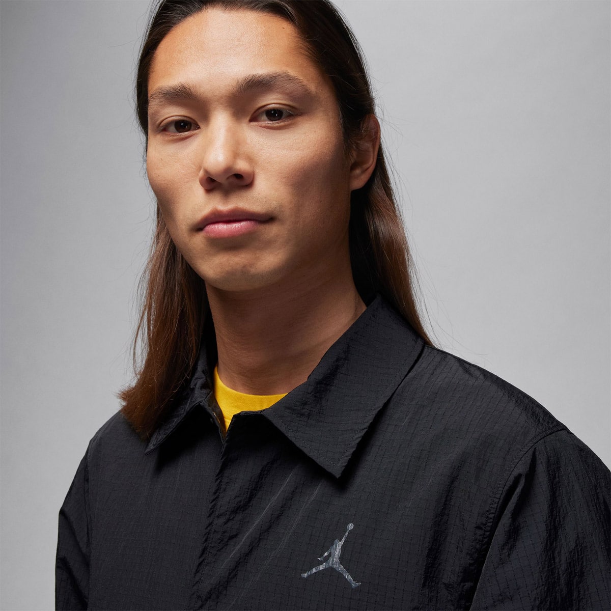 JORDAN BRAND AS M J ESS COACHES JKT BLACK/ANTHRACITE 24SP-Iの画像