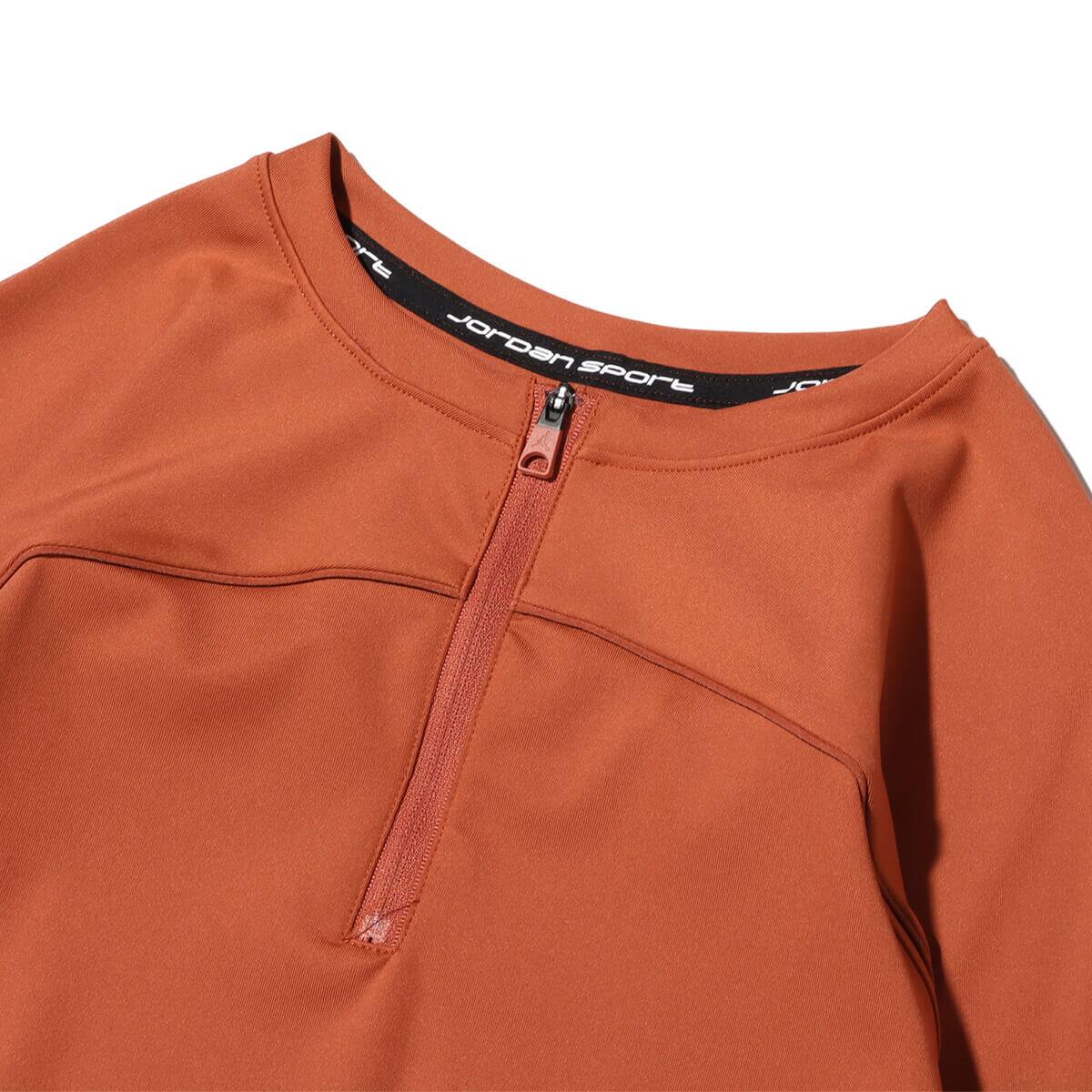 JORDAN BRAND AS W J SPT LS BODY CON TOP DUSTY PEACH/NIGHT MAROON/TERRA BLUSH 24SP-Iの画像