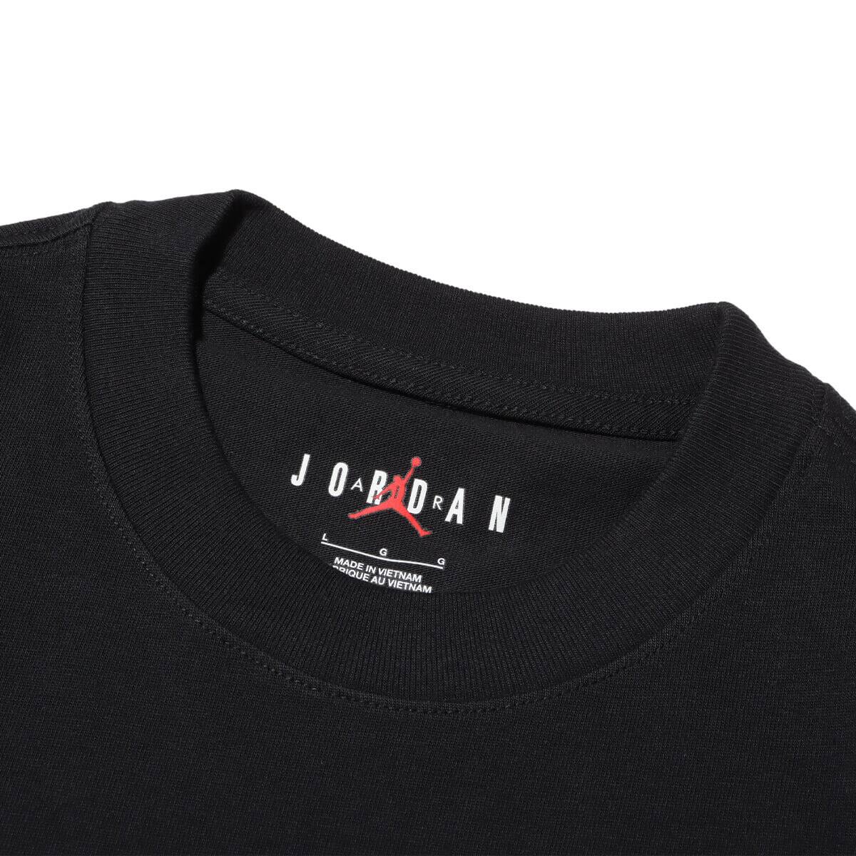 JORDAN BRAND AS M J BRAND SNKR PTCH SS CREW BLACK 24SU-I