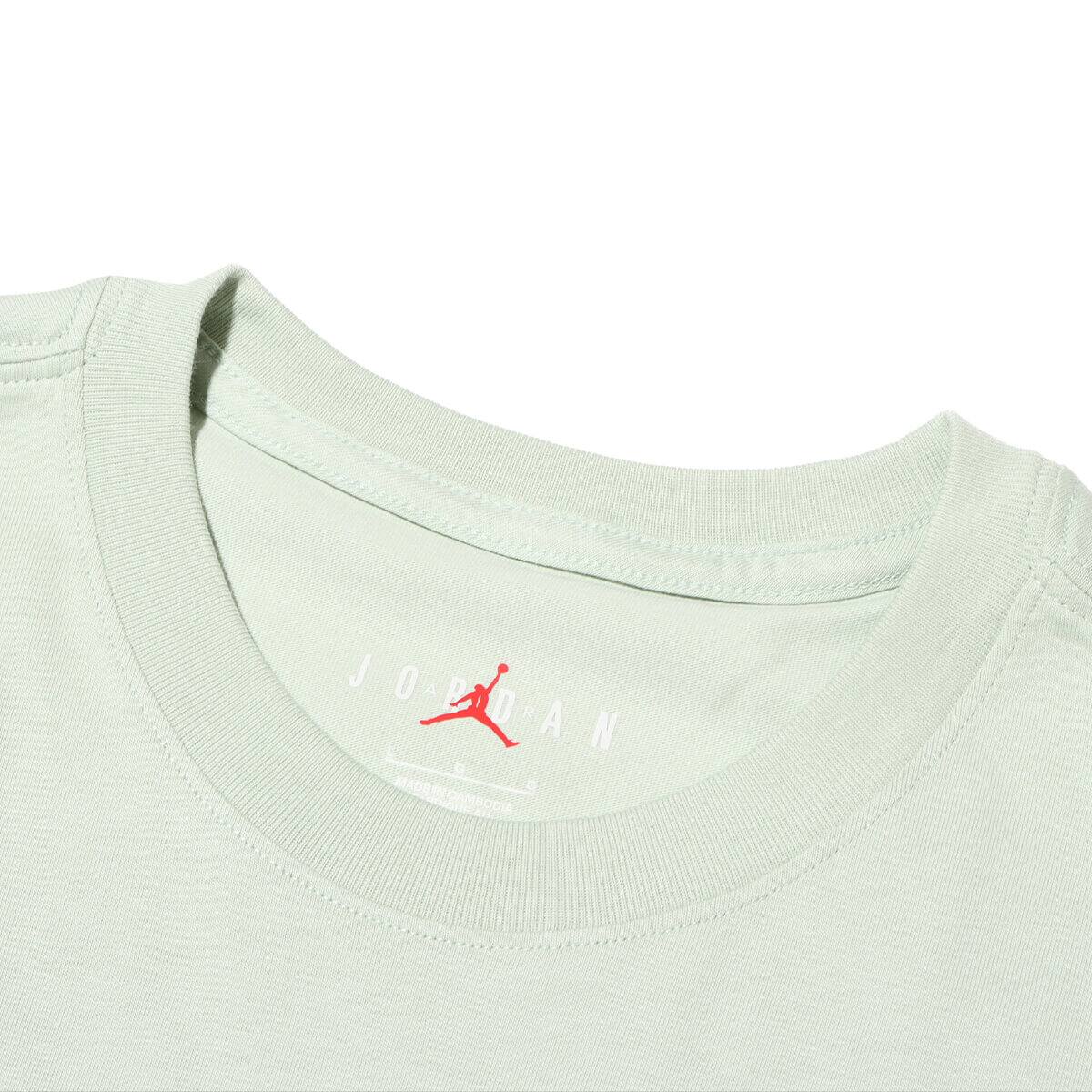 JORDAN BRAND AS M J FLT MVP SS CREW SEAFOAM/BLACK/BLACK の画像