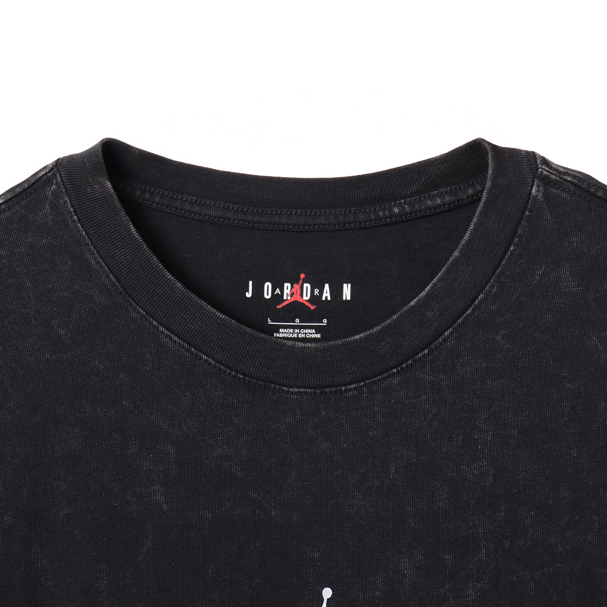 JORDAN BRAND M J FLT ESS WSH 85 SS CREW BLACKの画像