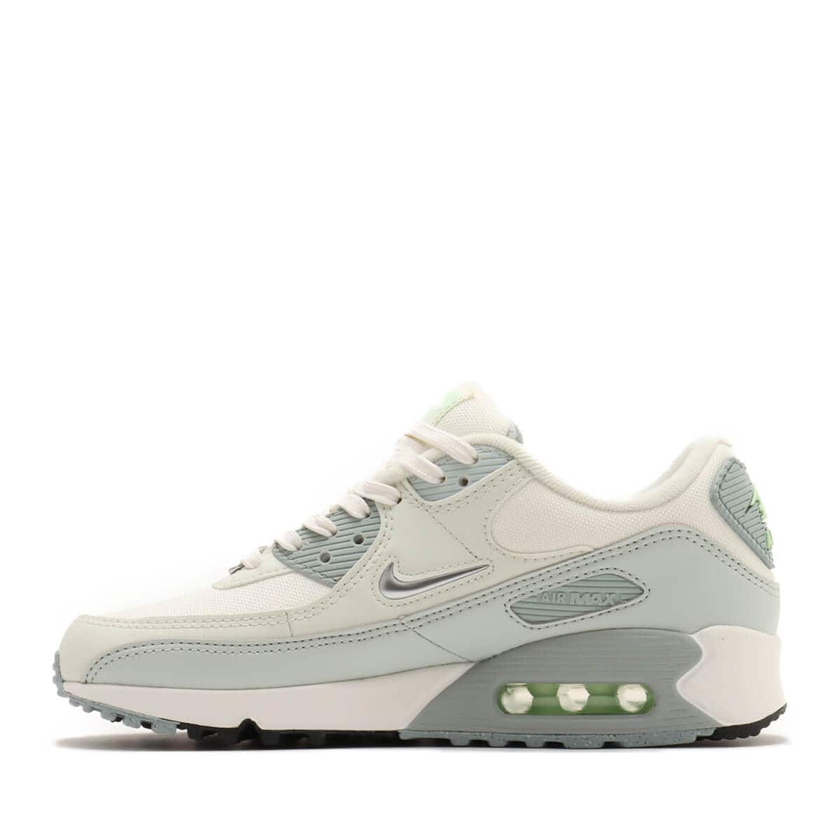 NIKE W AIR MAX 90 SE SAIL/METALLIC SILVER-SEA GLASS