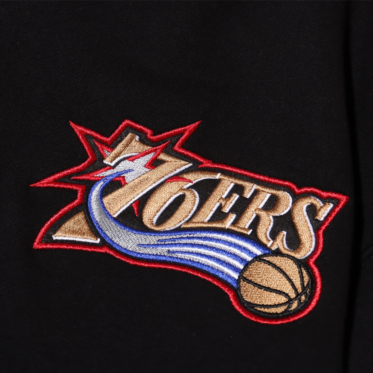 Mitchell & Ness N&N PLAYER FLEECE P76 A.IVERSON BLACKの画像