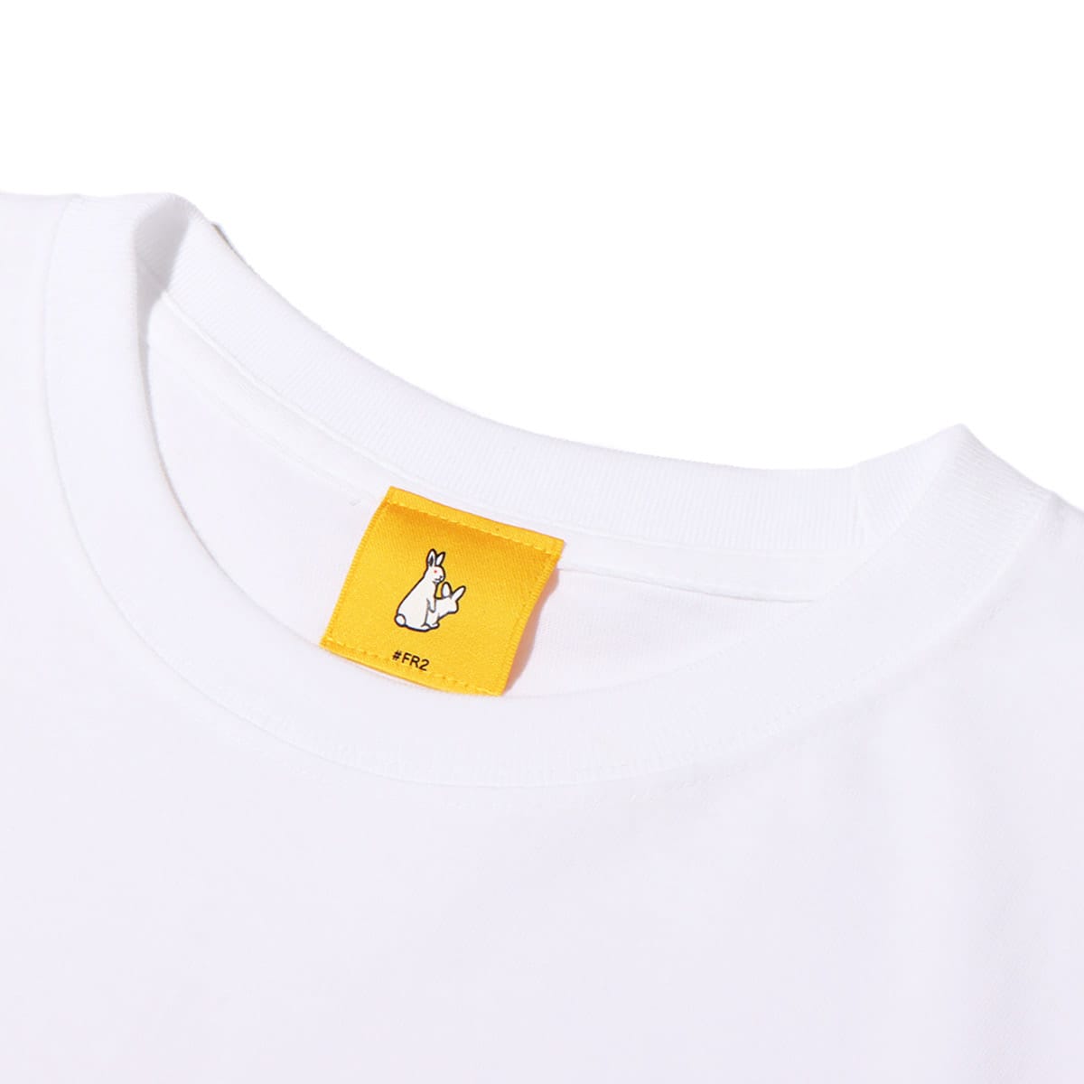 510562● FR2 ラメ Tシャツ M エフアールツー ロゴ ホワイト