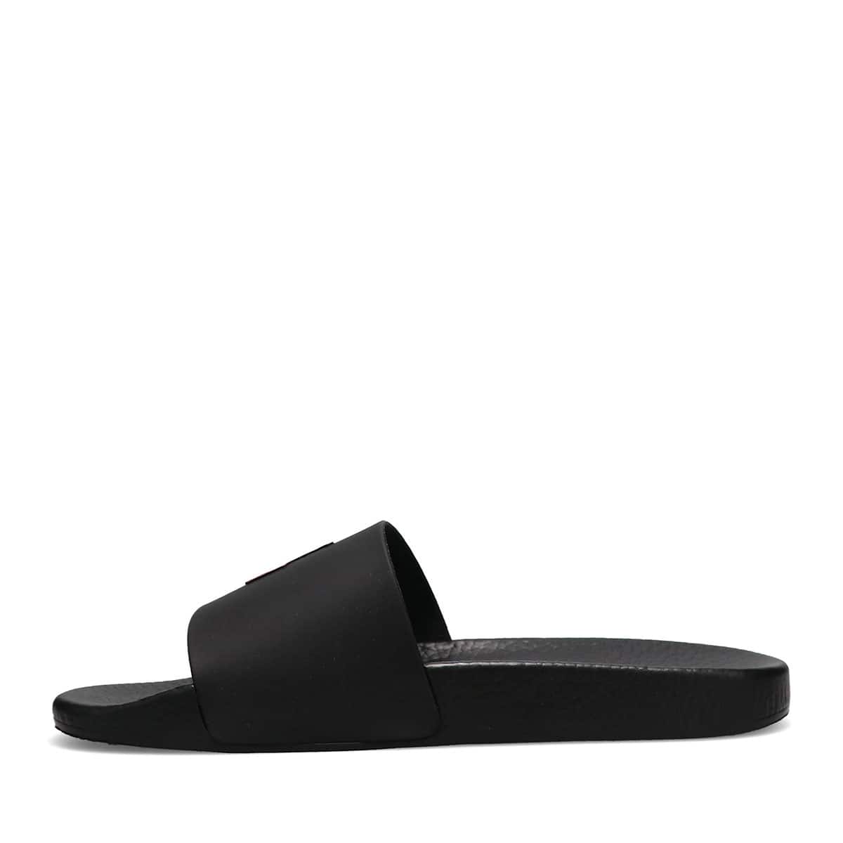 POLO RALPH LAUREN POLO SLIDE SANDAL BLACK の画像