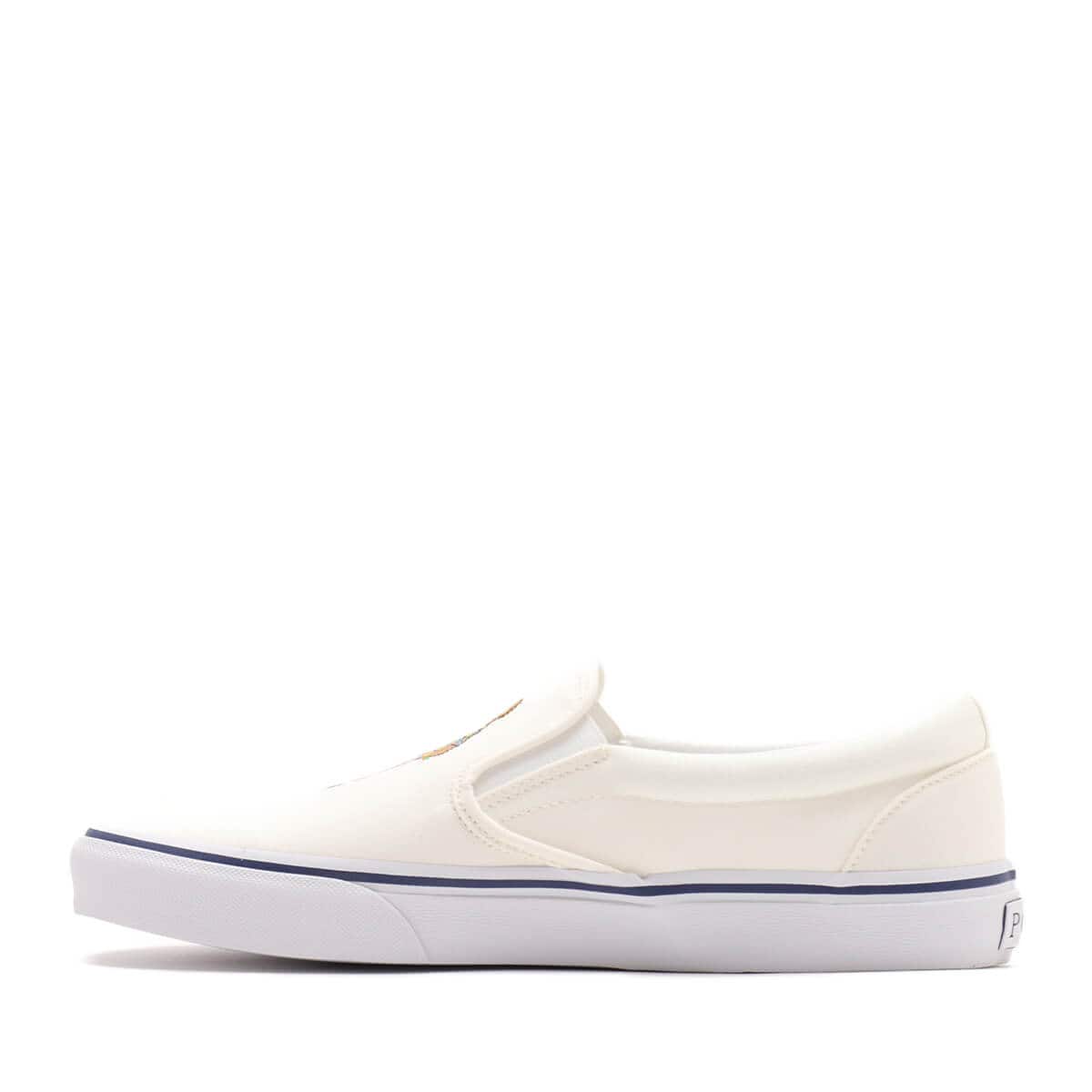 POLO RALPH LAUREN KEATON SLIP ON CANVAS NATURAL-101 の画像