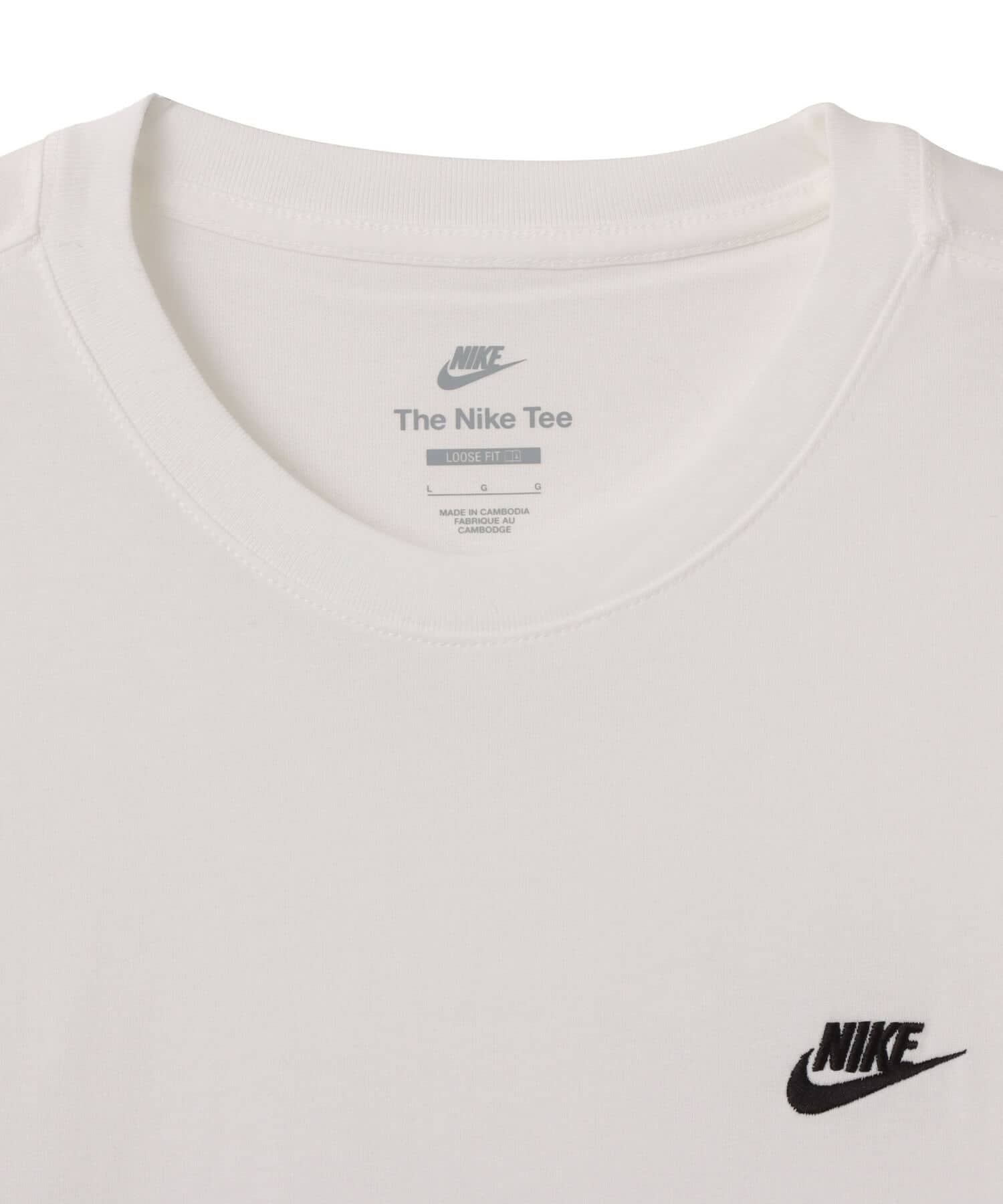 NIKE AS M NSW TEE CLUB MAX WHITEの画像