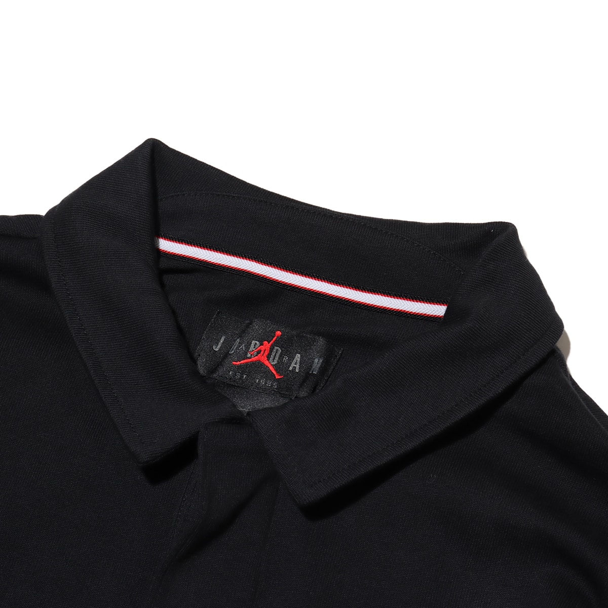 JORDAN BRAND M J ESS STMT RUGBY LS TOP BLACK/BLACK の画像