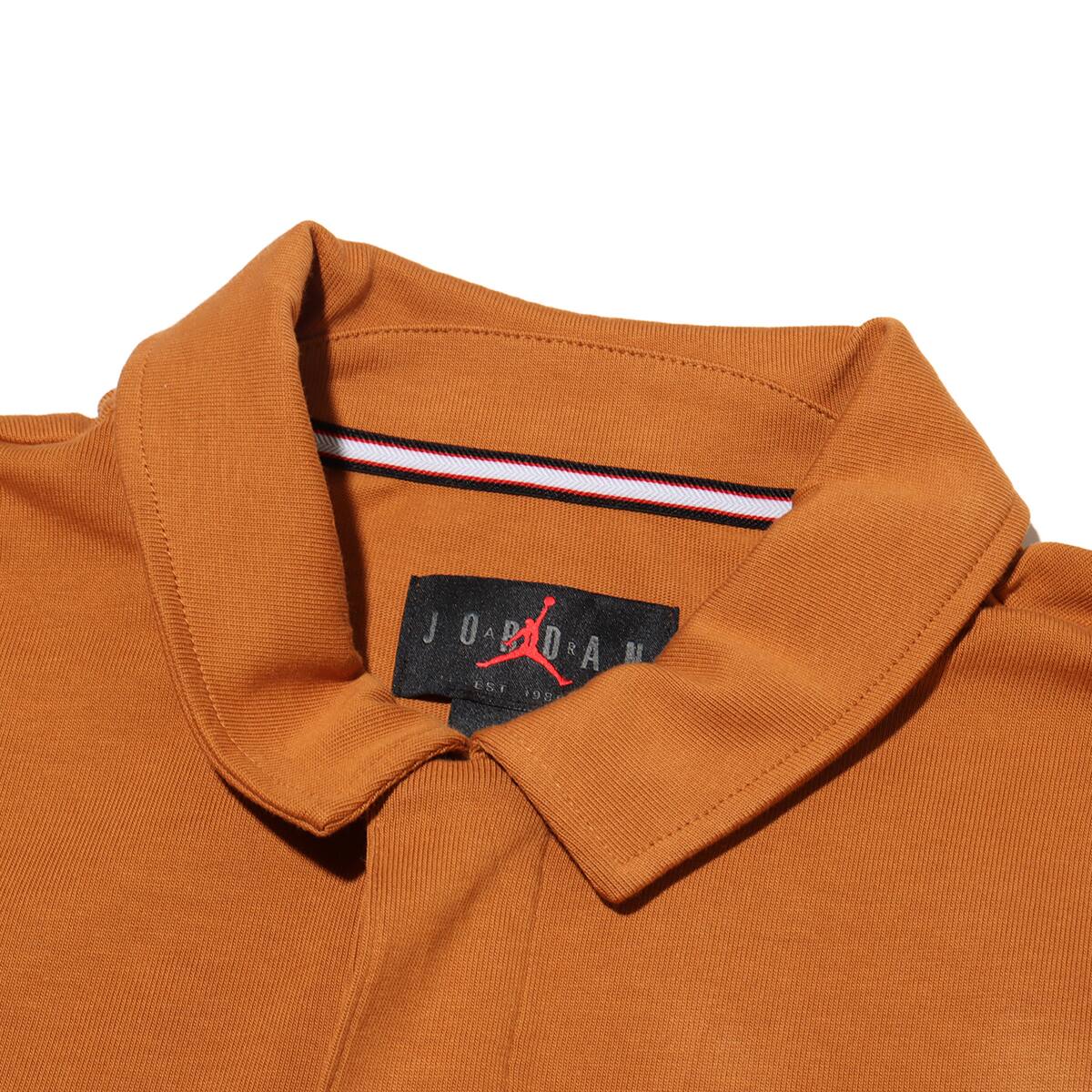 JORDAN BRAND M J ESS STMT RUGBY LS TOP DESERT BRONZE/LT BRITISH TAN の画像