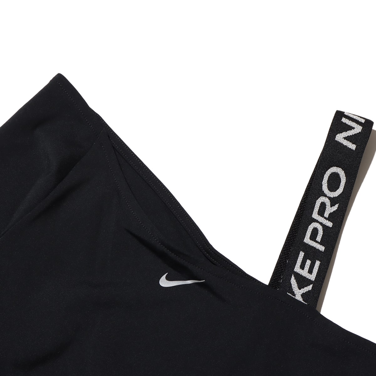 NIKE AS W NP DF SHINE CROP TOP BLACK/REFLECTIVE SILV の画像