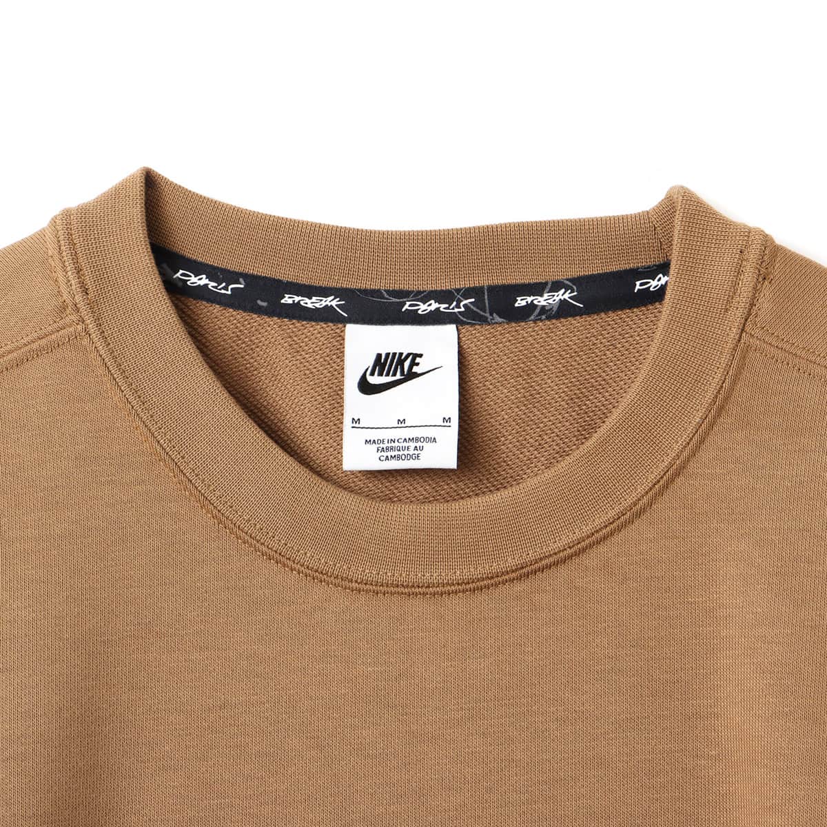 NIKE AS W NSW BRKNG FLC TOP DK DRIFTWOODの画像