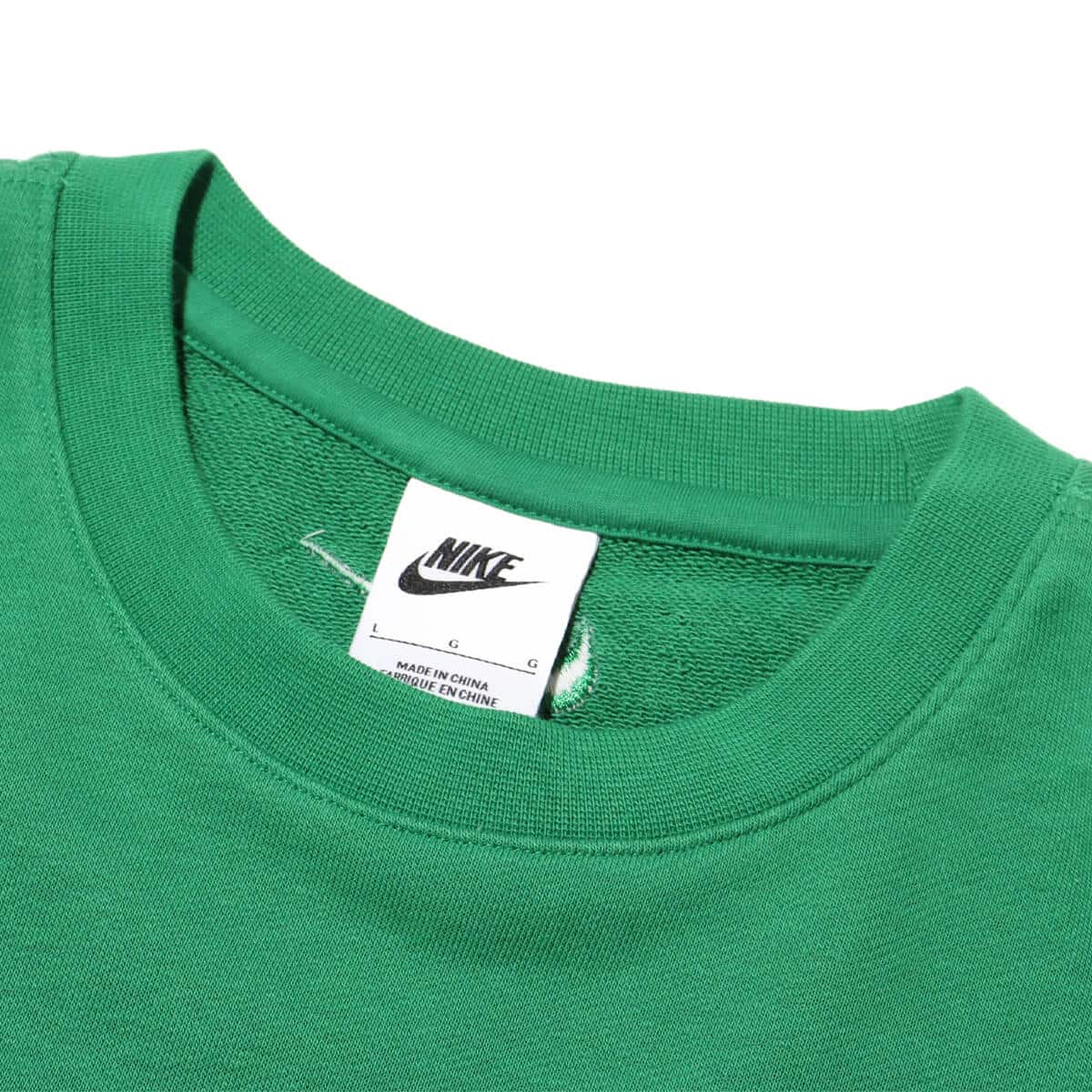 NIKE AS M NSW CRW FT NCPS ALOE VERDE/MIDNIGHT NAVY/ALOE VERDEの画像