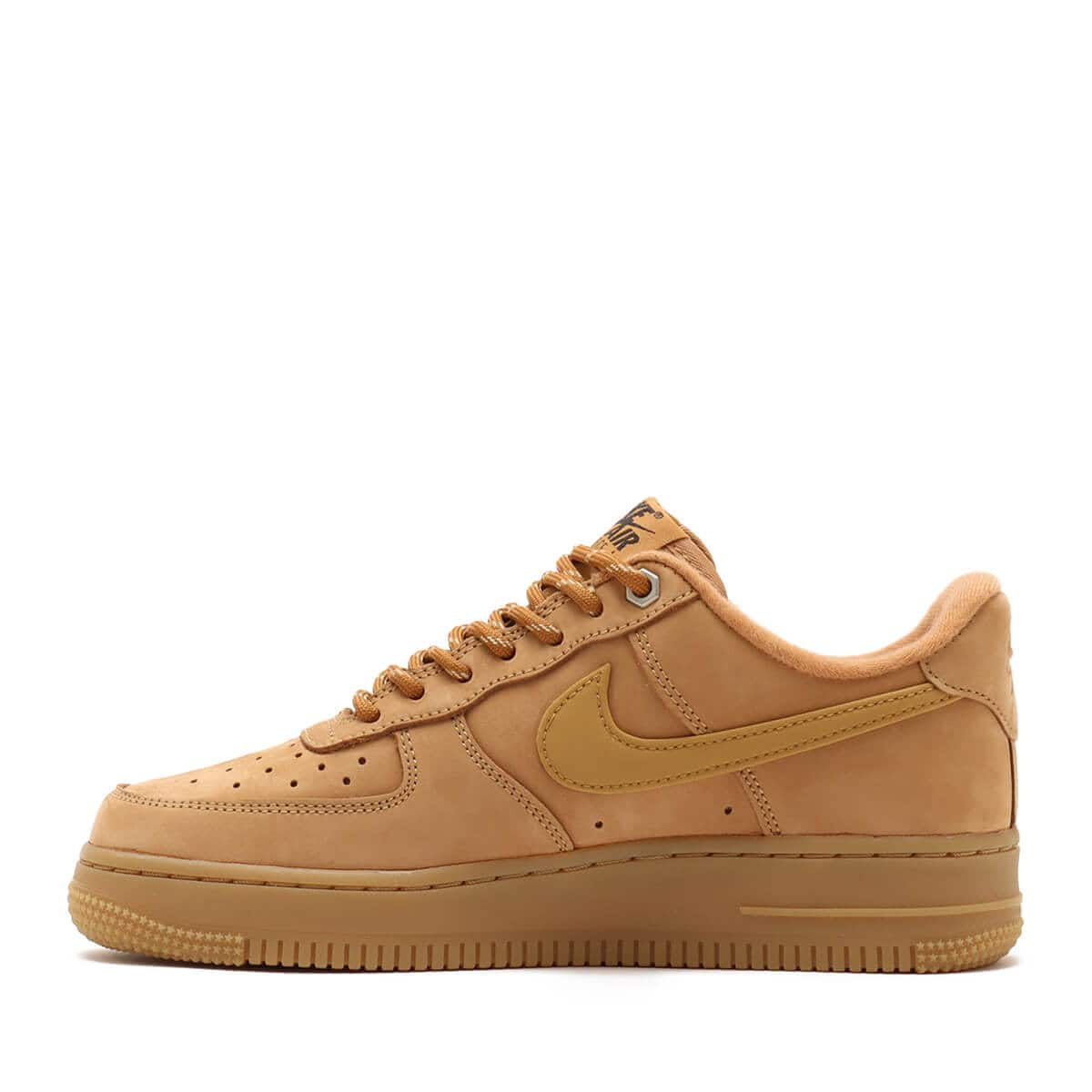 NIKE W AIR FORCE 1 '07 WB FLAX/WHEAT-GUM LIGHT BROWN-BLACK