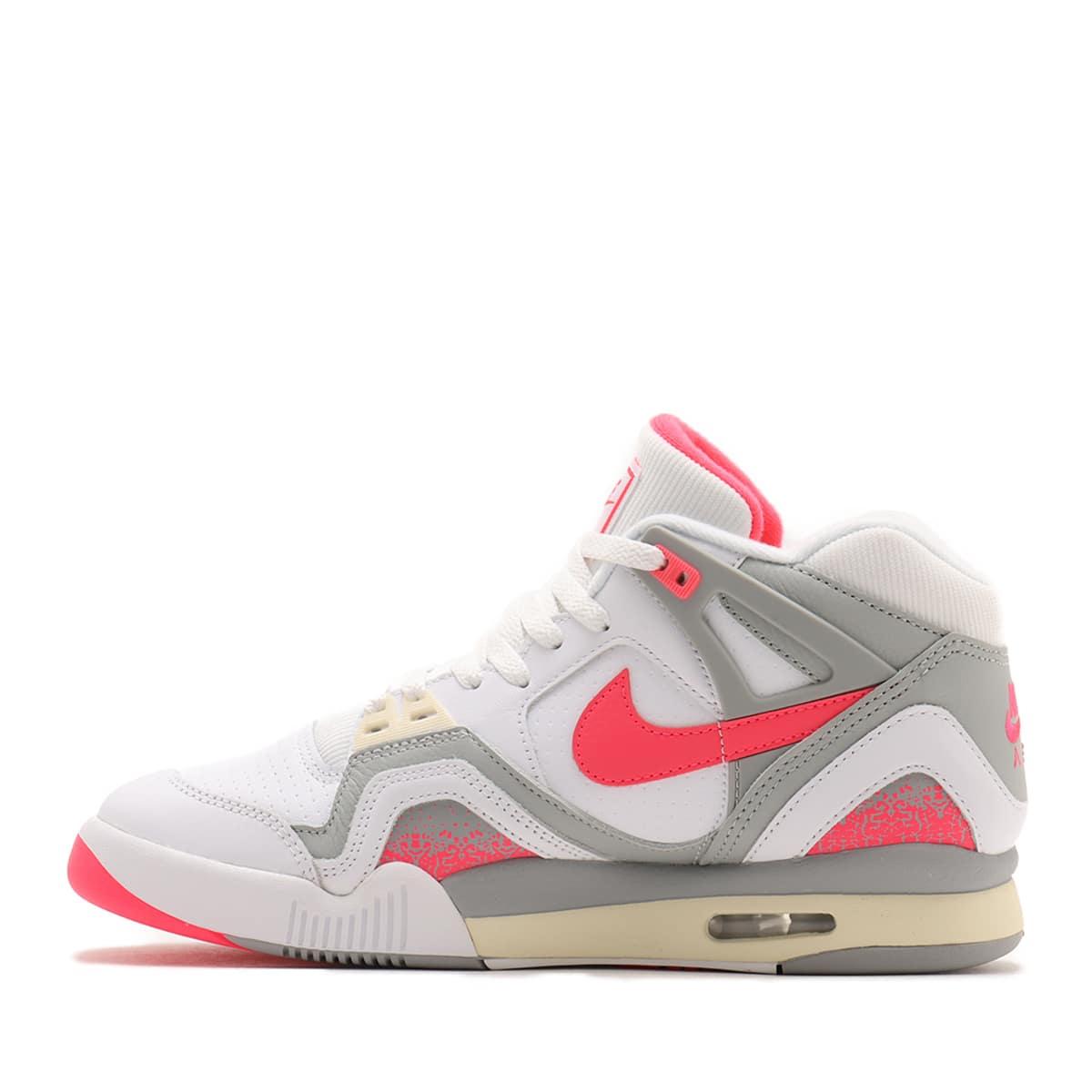 NIKE AIR TECH CHALLENGE II QS WHITE/RACER PINK-LT SMOKE GREY NIKE AIR TECH CHALLENGE II QS WHITE/RACER PINK-LT SMOKE GREY