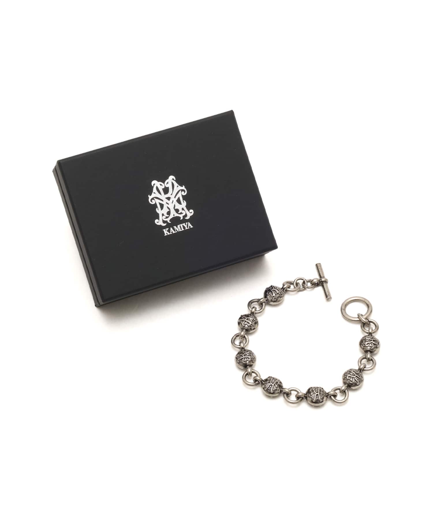KAMIYA Ball Chain Bracelet ブラックの画像