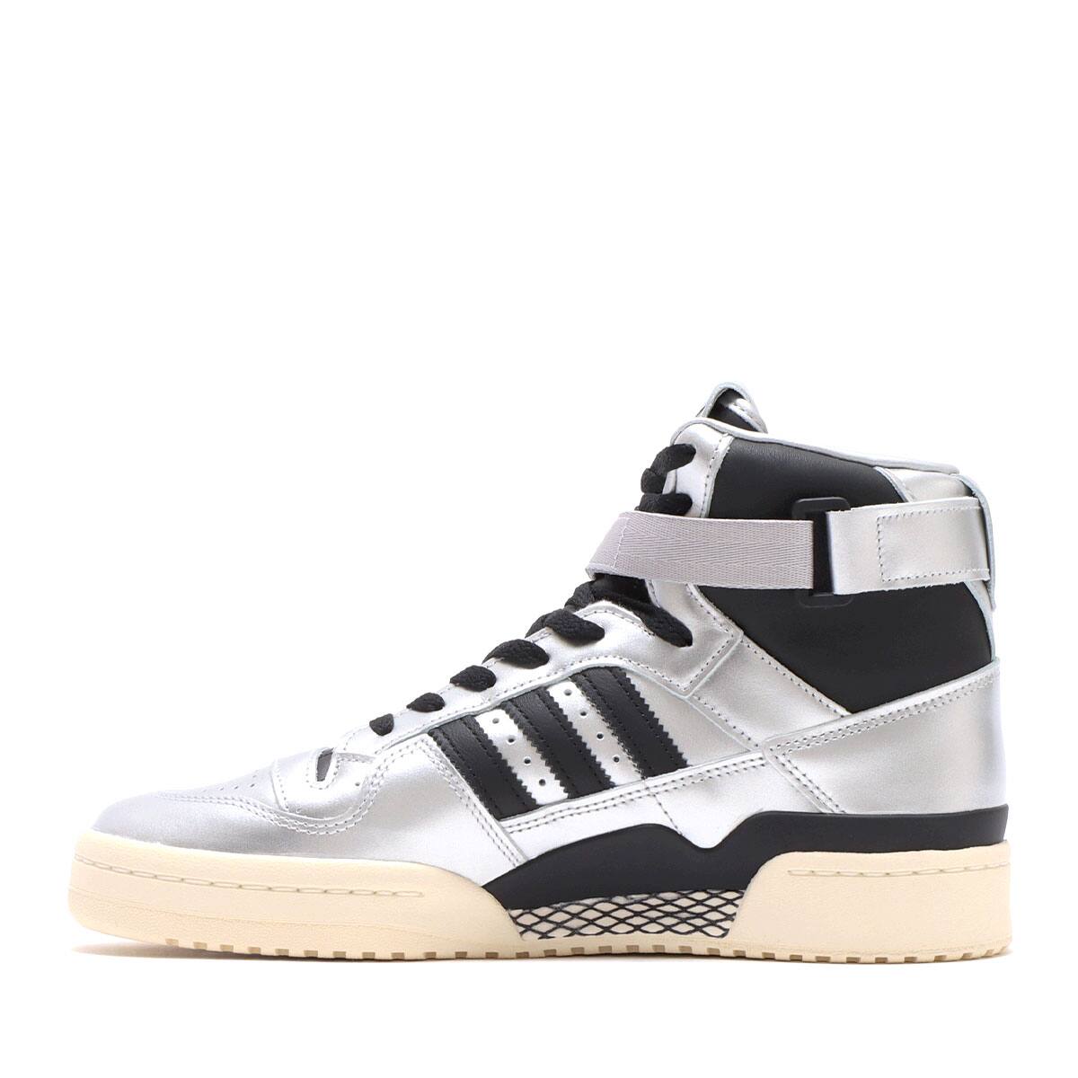 adidas FORUM84 HIGH atmos SILVER METALLIC/CORE BLACK/CREAM WHITE