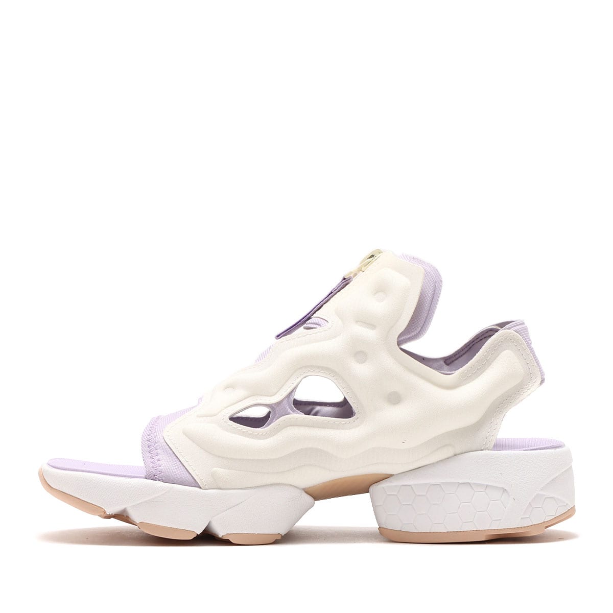 Reebok INSTAPUMP FURY SANDAL ZIP chalk/purple oasis/soft ecru 23SS-I