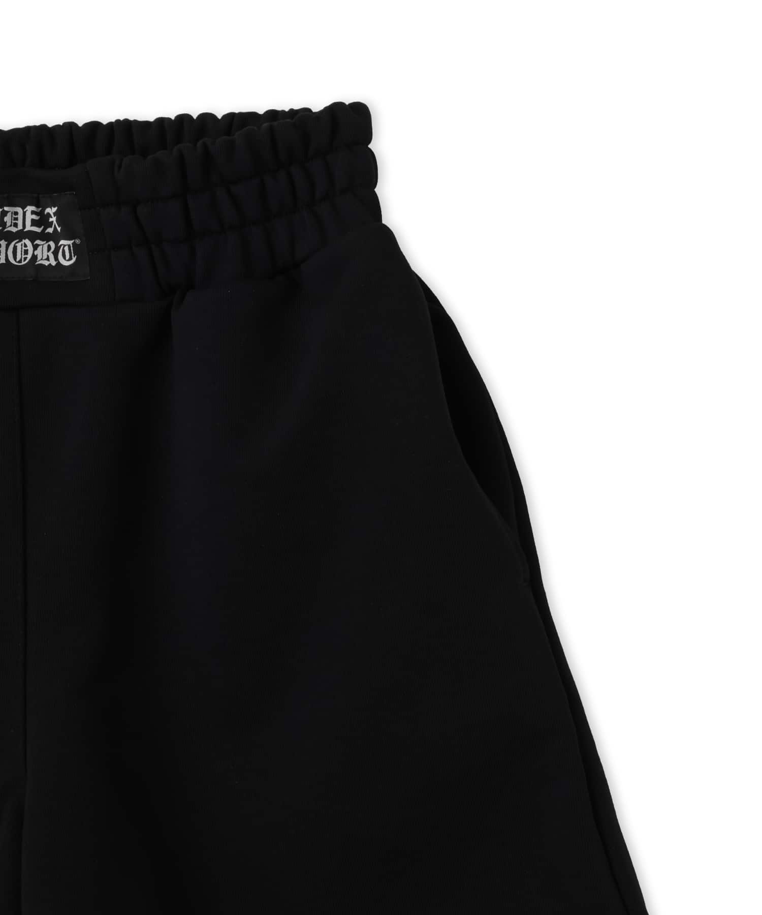 HDEX Womens Wide Waist Shorts Blackの画像