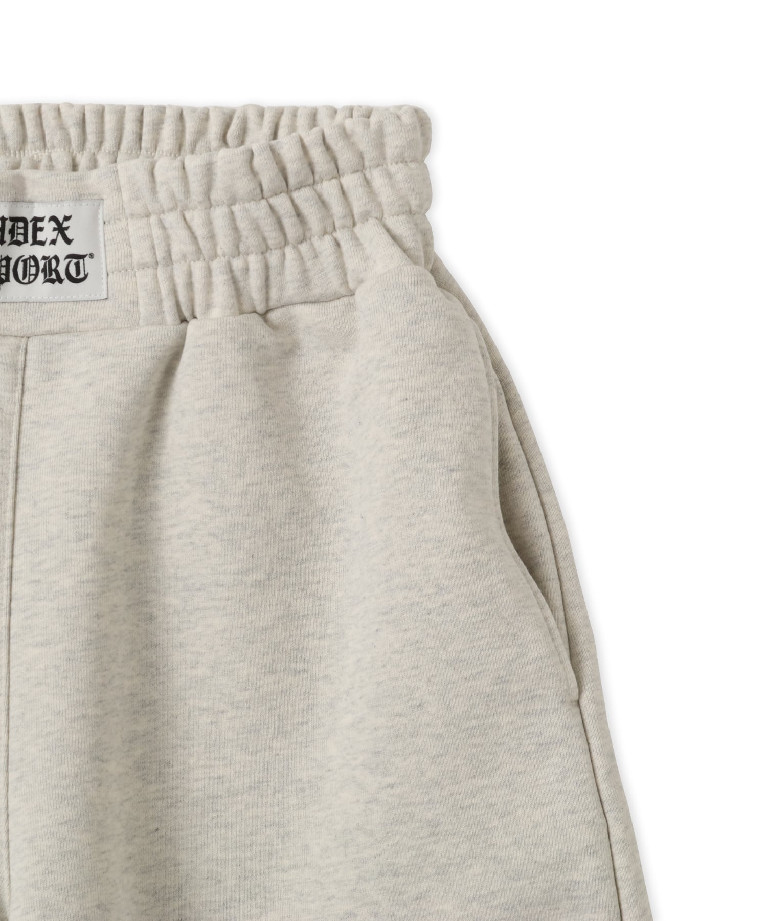 HDEX Womens Wide Waist Shorts Oatmealの画像