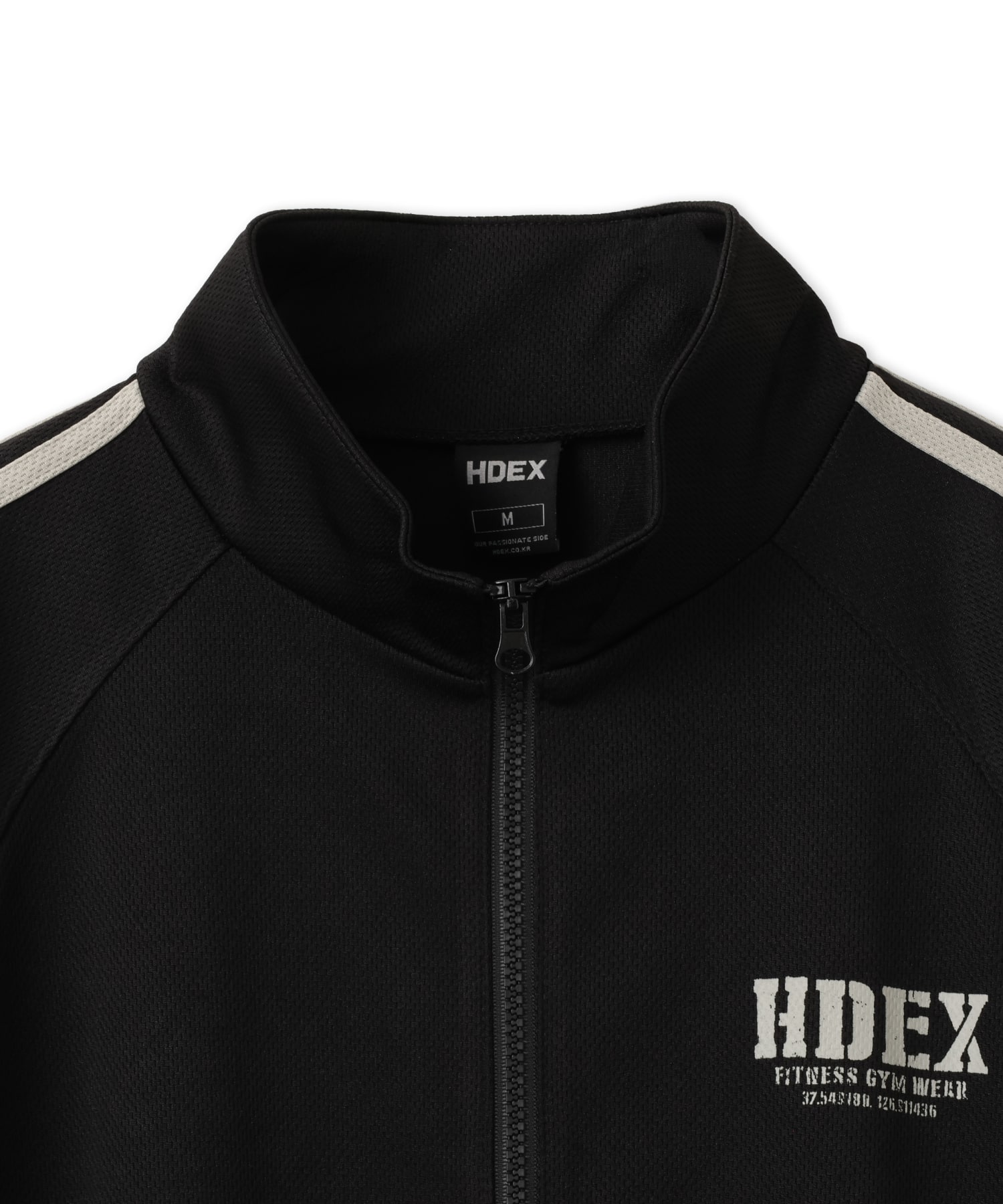 HDEX Giant Fit Mesh Track Jacket Blackの画像