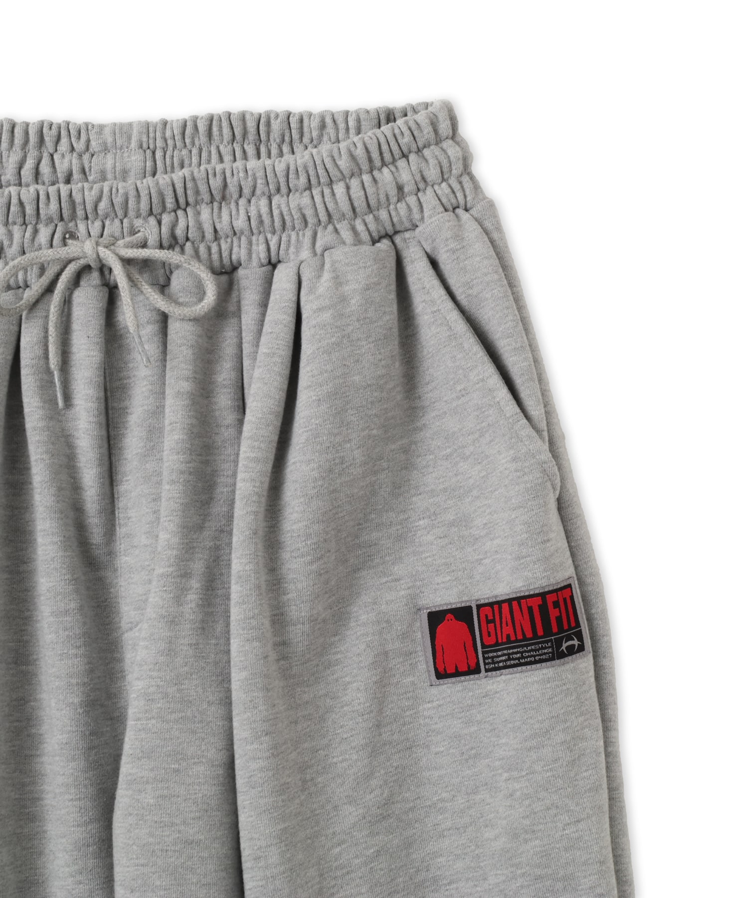HDEX Giant Fit Sweat Pants Melange Grayの画像