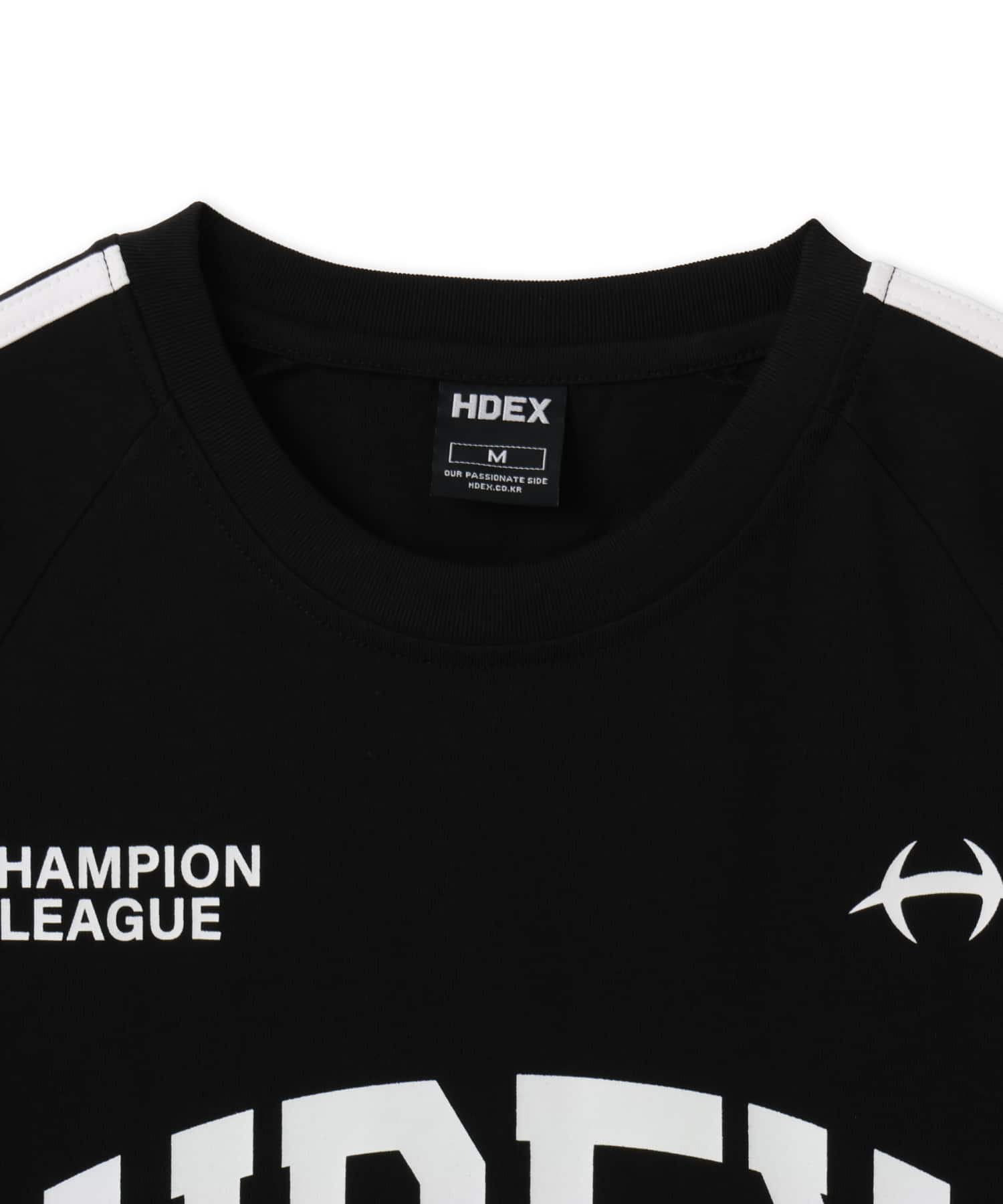 HDEX Side Color Block Short Sleeve Blackの画像