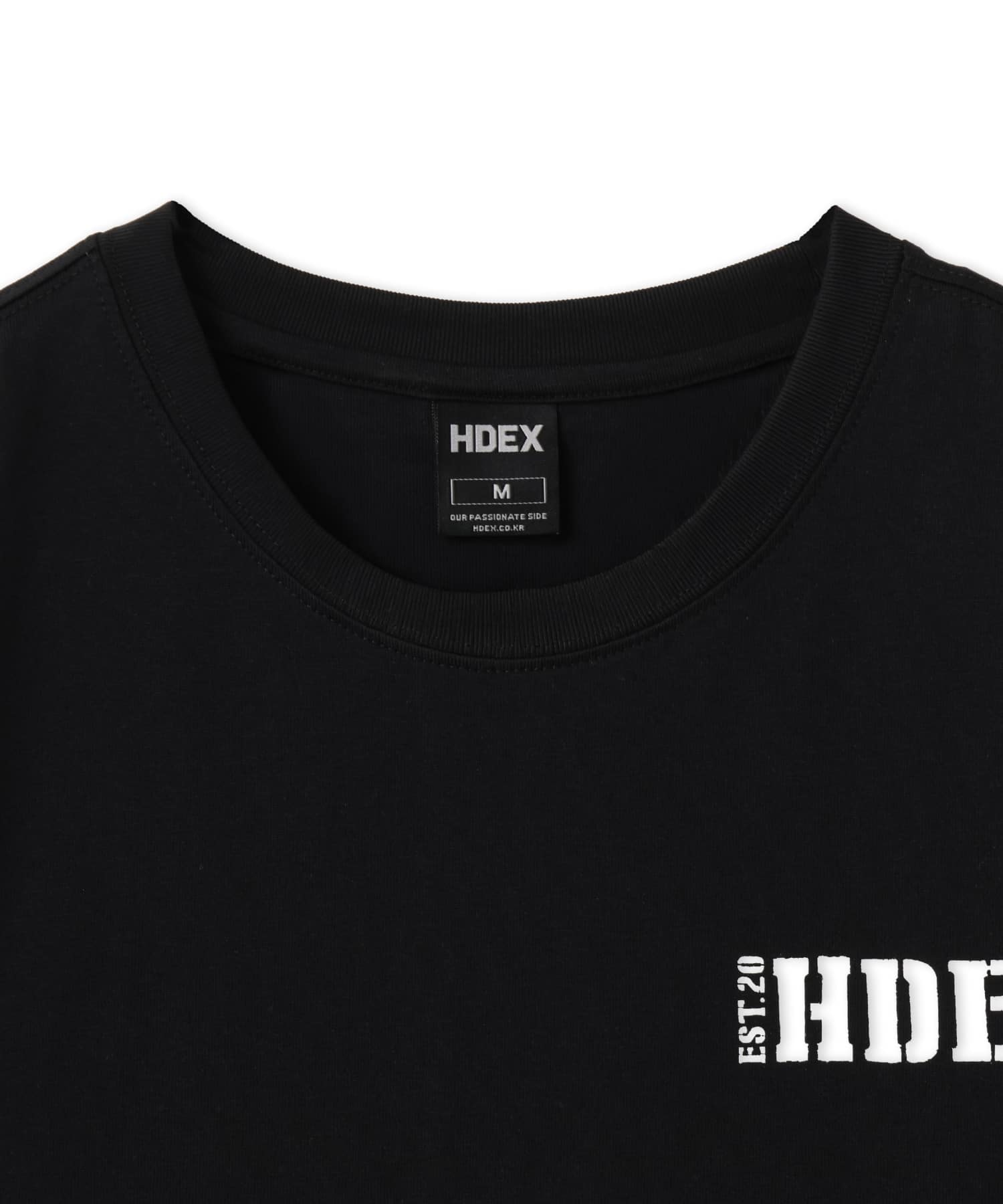 HDEX Core Small Logo Giant Fit Short Sleeve Blackの画像