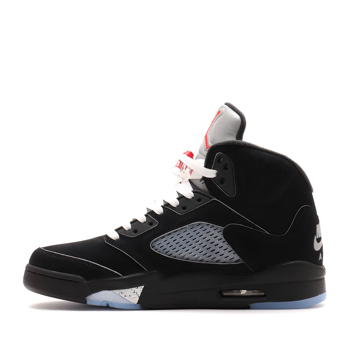 JORDAN BRAND AIR JORDAN 5 RETRO OG BLACK/WHITE-METALLIC SILVER-FIRE REDの画像