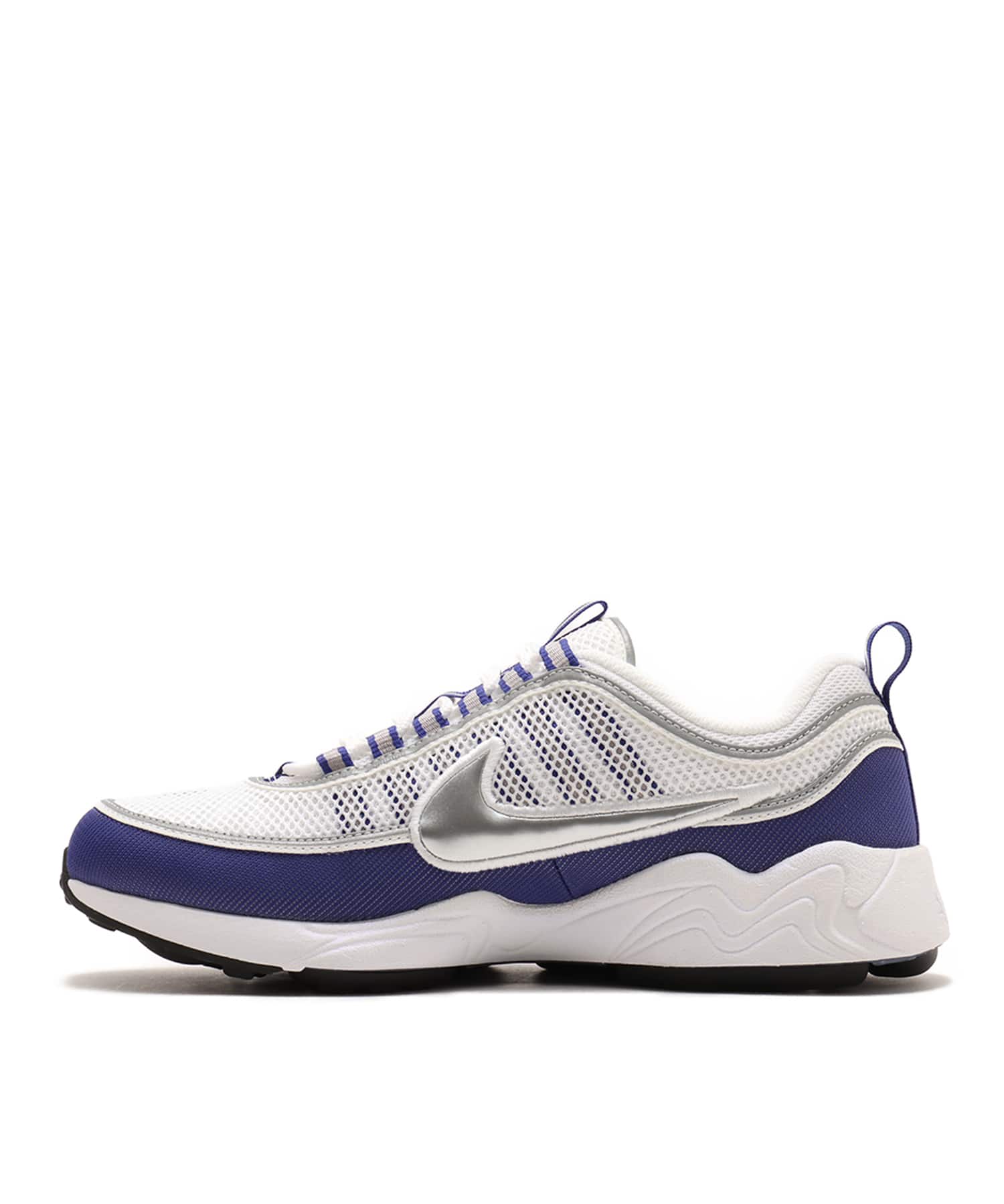 NIKE AIR ZOOM SPIRIDON SP WHITE/METALLIC SILVER-LIGHT CONCORDの画像