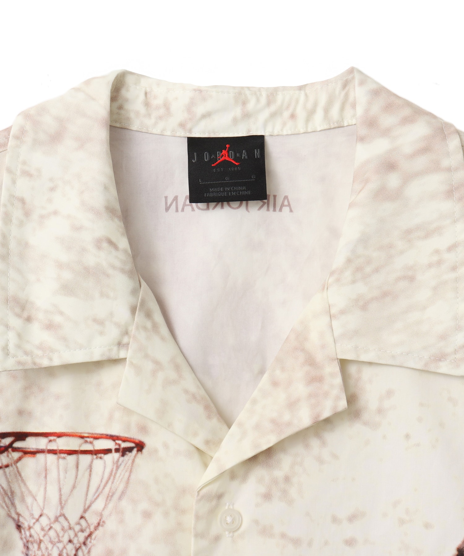 JORDAN BRAND M J AIR JDN PG CAMP SHIRT SAILの画像