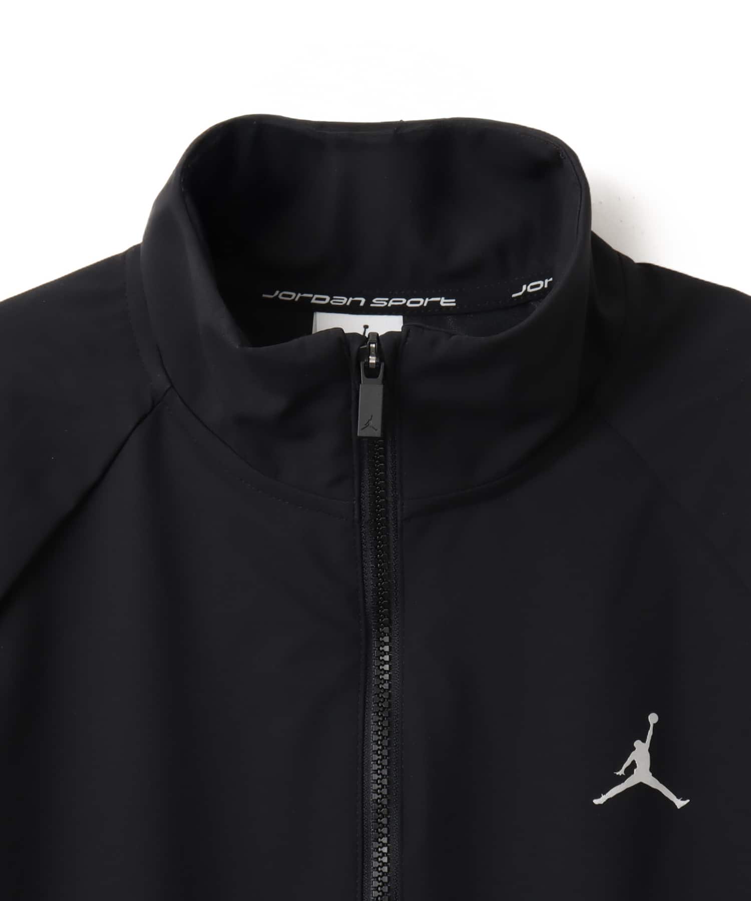 JORDAN BRAND M J SPRT JAM WARM UP JACKET BLACK/METALLIC SILVERの画像