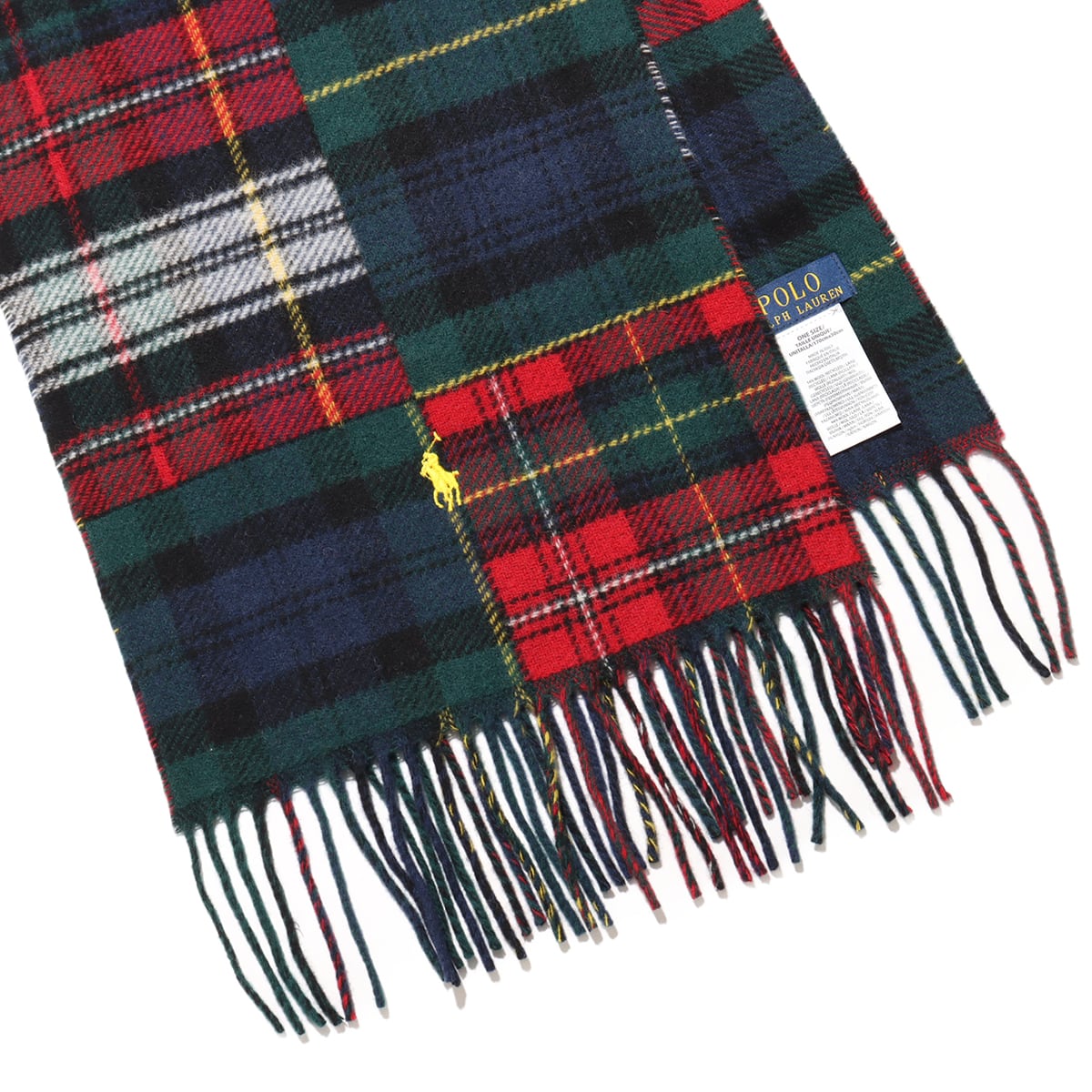 POLO RALPH LAUREN PTCHWRK PLD-SCARF RED MULTI の画像