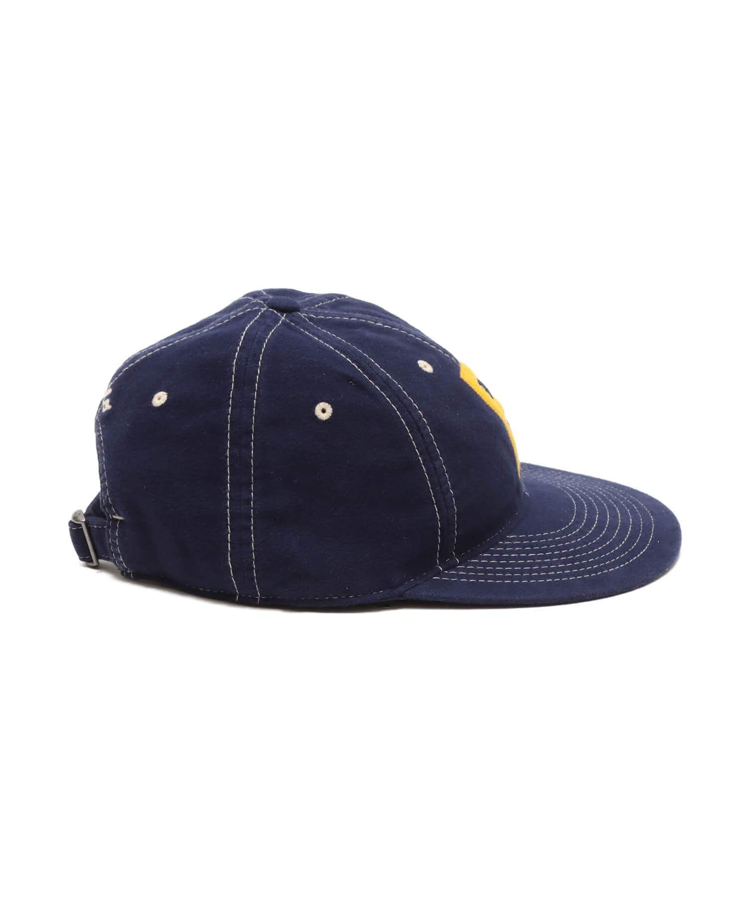 POLO RALPH LAUREN CHAMOIS ”P” AUTHENTIC BASEBALL CAP  NEWPORT NAVYの画像