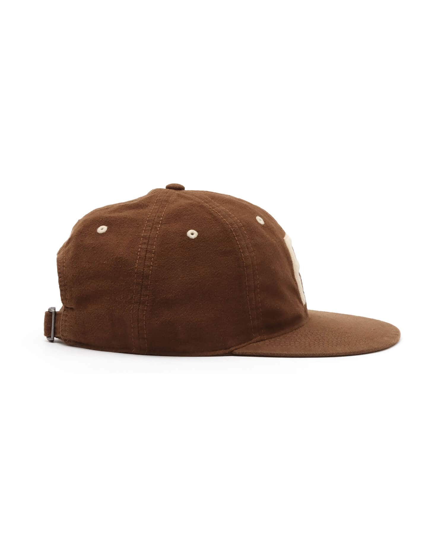 POLO RALPH LAUREN CHAMOIS ”P” AUTHENTIC BASEBALL CAP  CHOCOLATE MOUSSEの画像