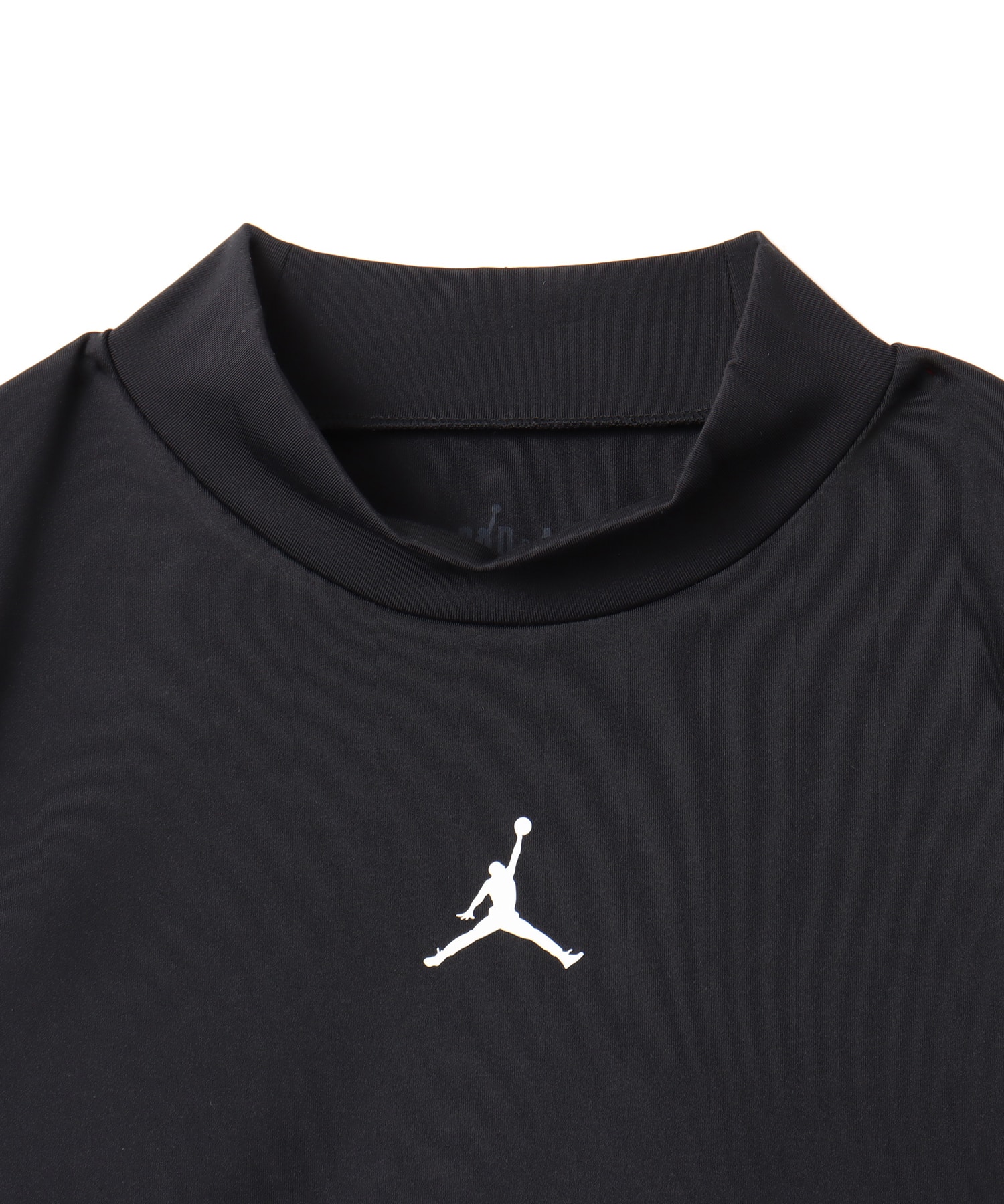 JORDAN BRAND AS W J SS SOLID KNIT TOP BLACK/WHITEの画像