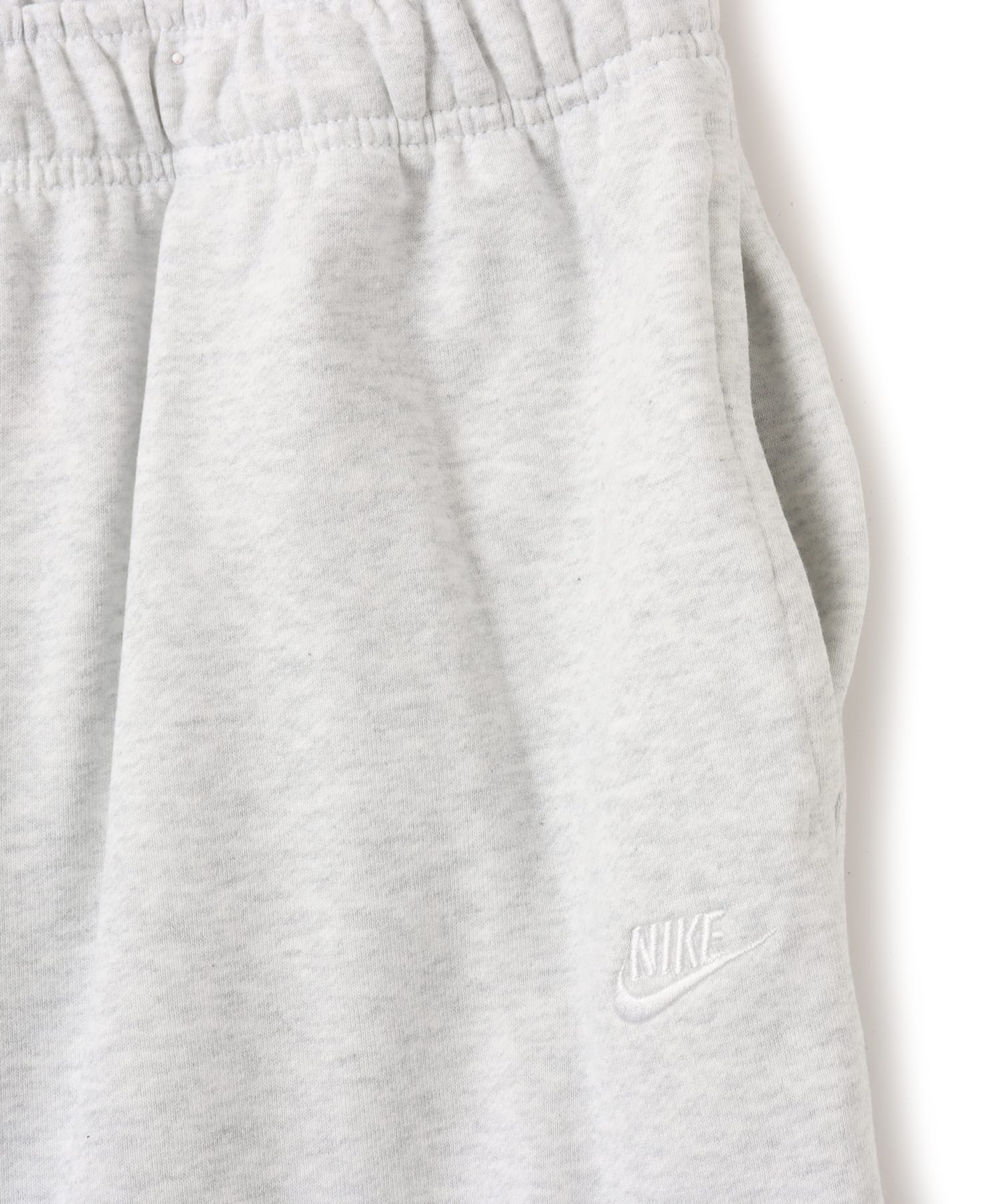 NIKE AS M NK CLUB FT OVERSIZED PANT BIRCH HEATHER/WHITE/WHITEの画像
