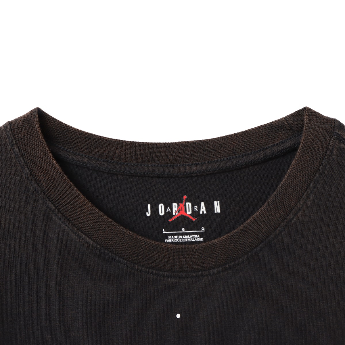 JORDAN BRAND M J REISSUE GX SS CREW BLACK/GYM RED/WHITEの画像