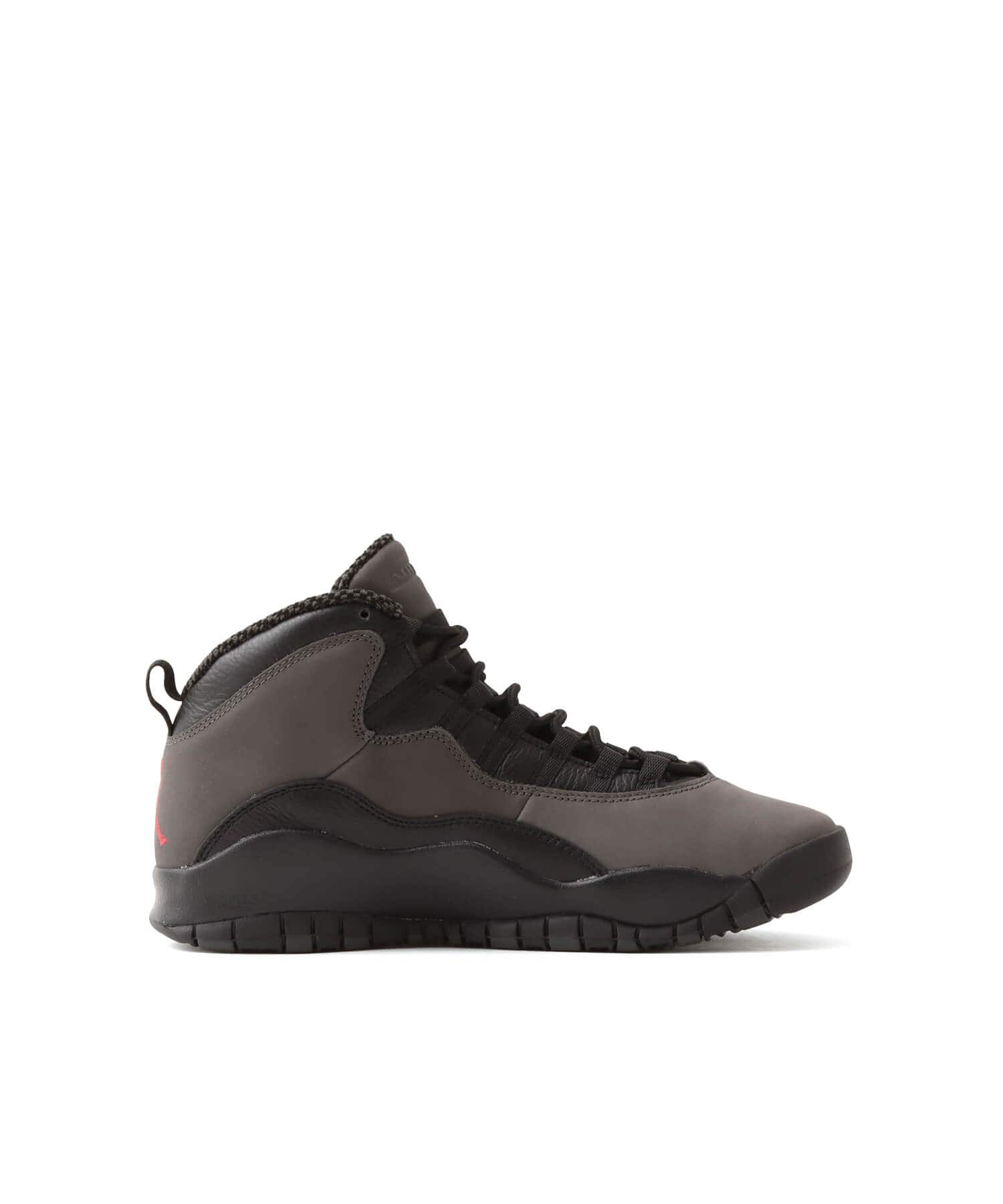 JORDAN BRAND AIR JORDAN 10 RETRO CHARRED GREY/TRUE RED-BLACKの画像