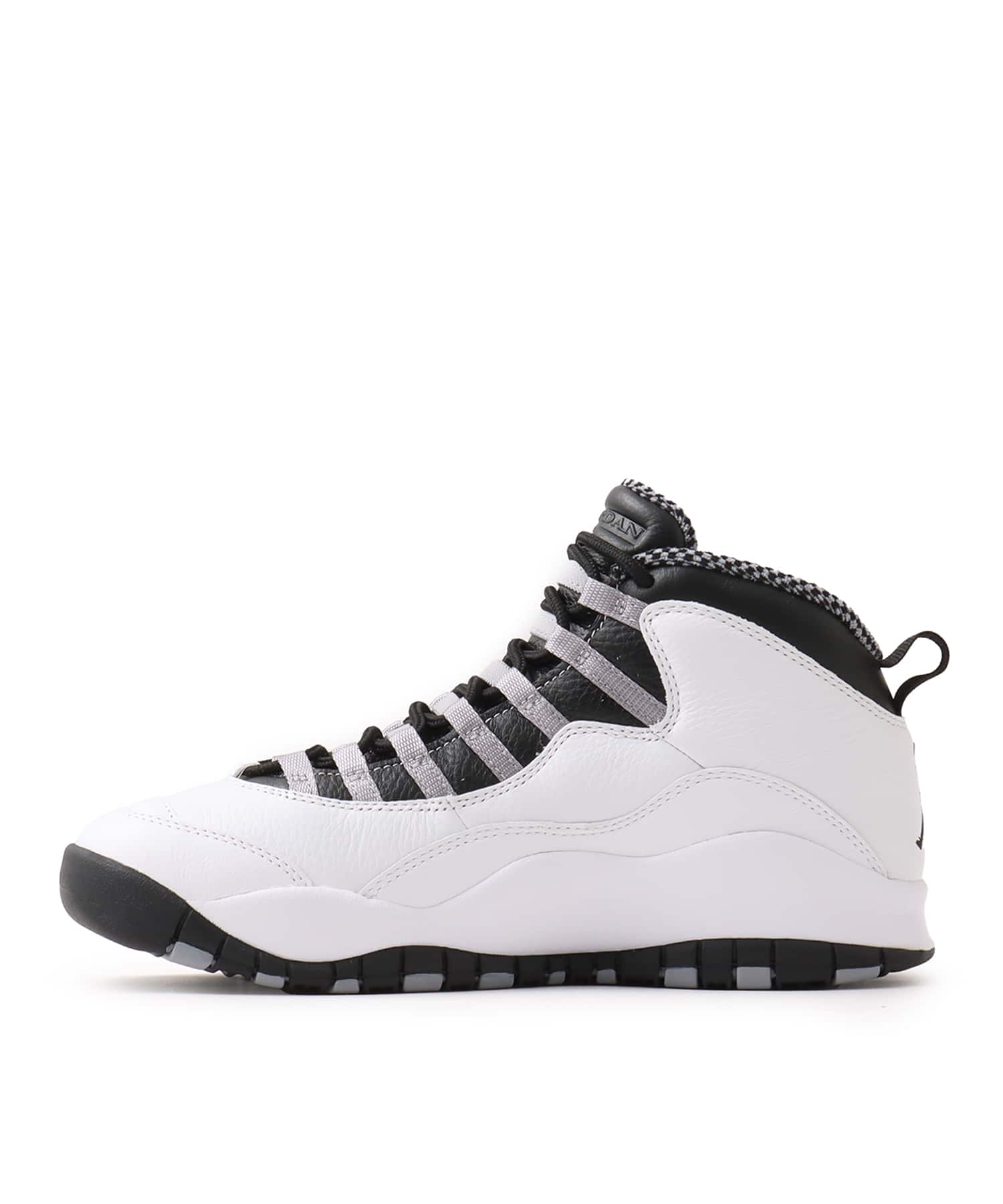 JORDAN BRAND AIR JORDAN 10 RETRO WHITE/BLACK-LT STEEL GREY-DK POWDER BLUEの画像