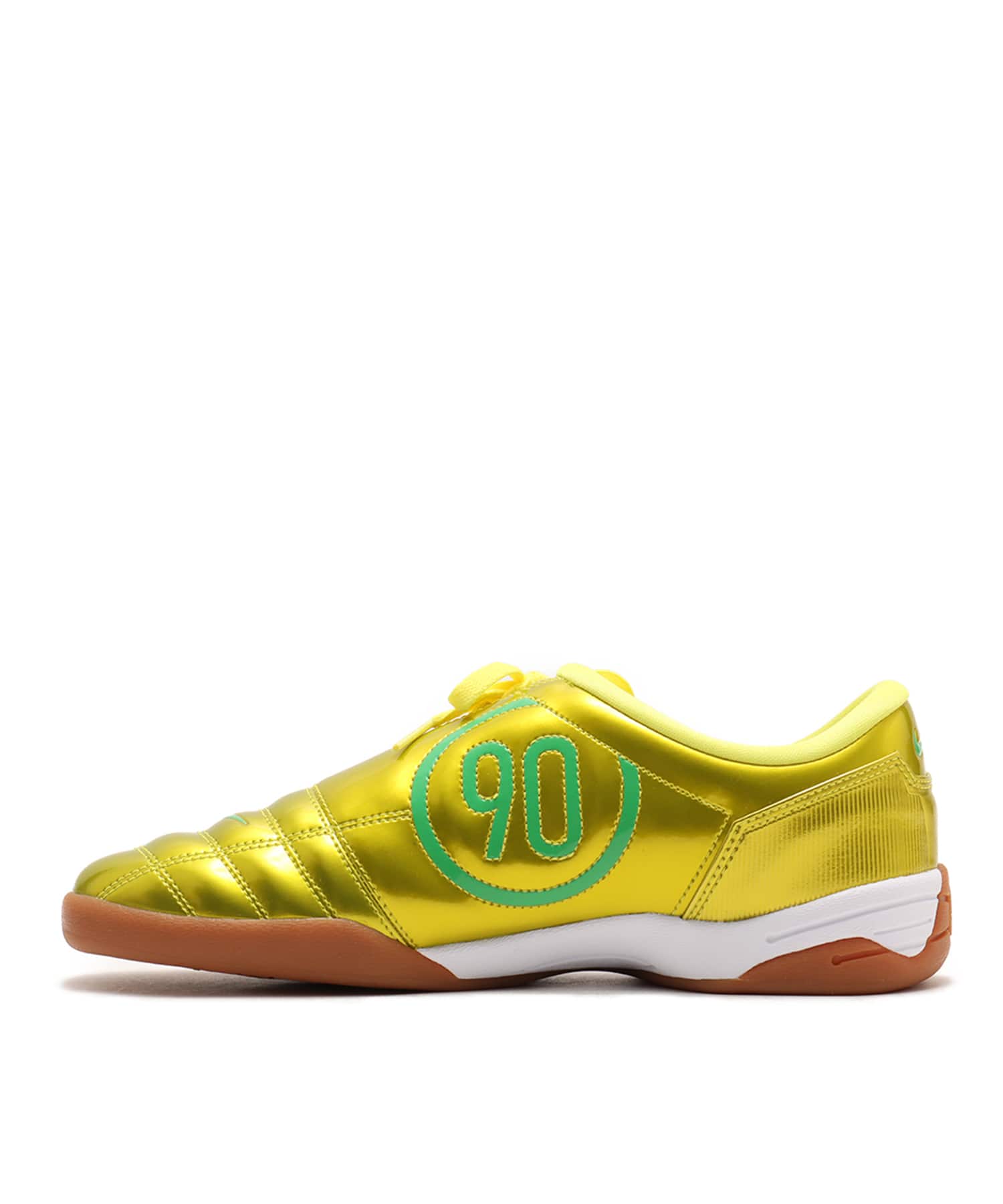 NIKE T90 SP DYNAMIC YELLOW/GREEN SPARK-GUM MED BROWNの画像