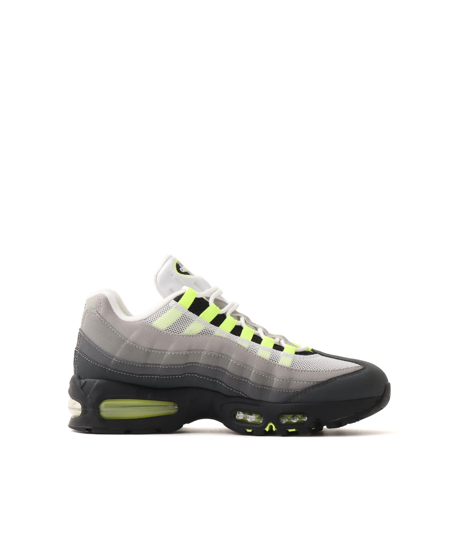 NIKE AIR MAX 95 BIG BUBBLE BLACK/NEON YELLOW-COOL GREYの画像
