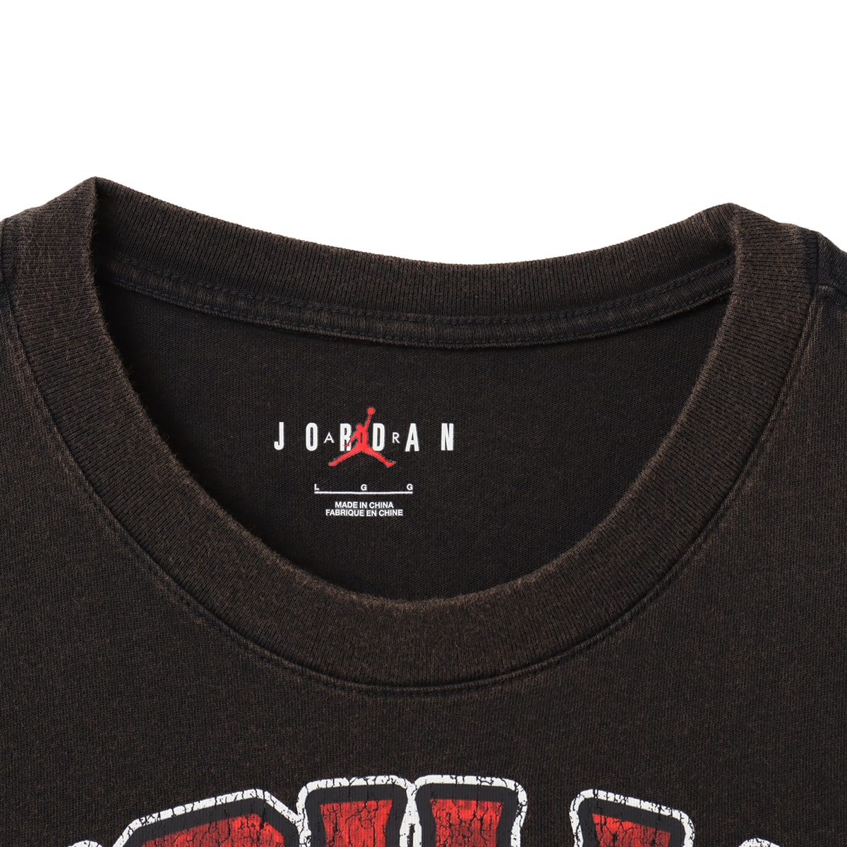 JORDAN BRAND M JORDAN FLIGHT ESS GFX OVSZ SS CRW BLACK/VARSITY RED/VARSITY REDの画像