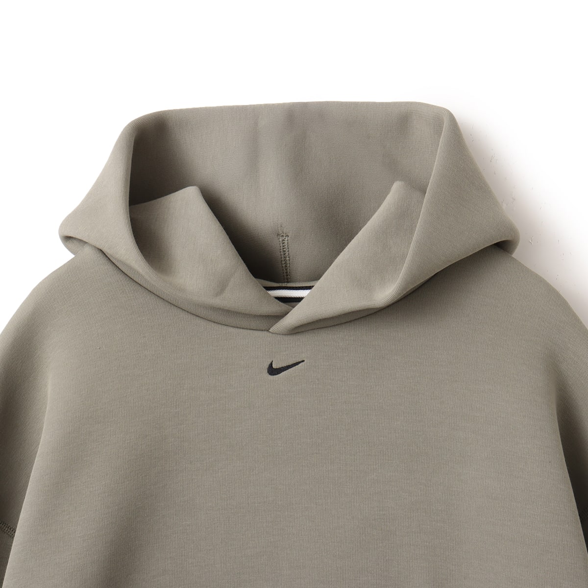 NIKE AS M NK TCH FLC HOODIE LIGHT ARMY/BLACKの画像